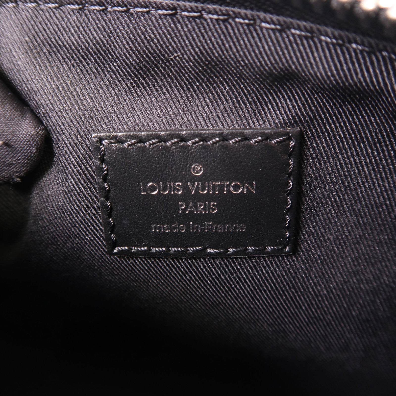 LOUIS VUITTON Monogram Eclipse Keepall XS手挽肩背兩用袋