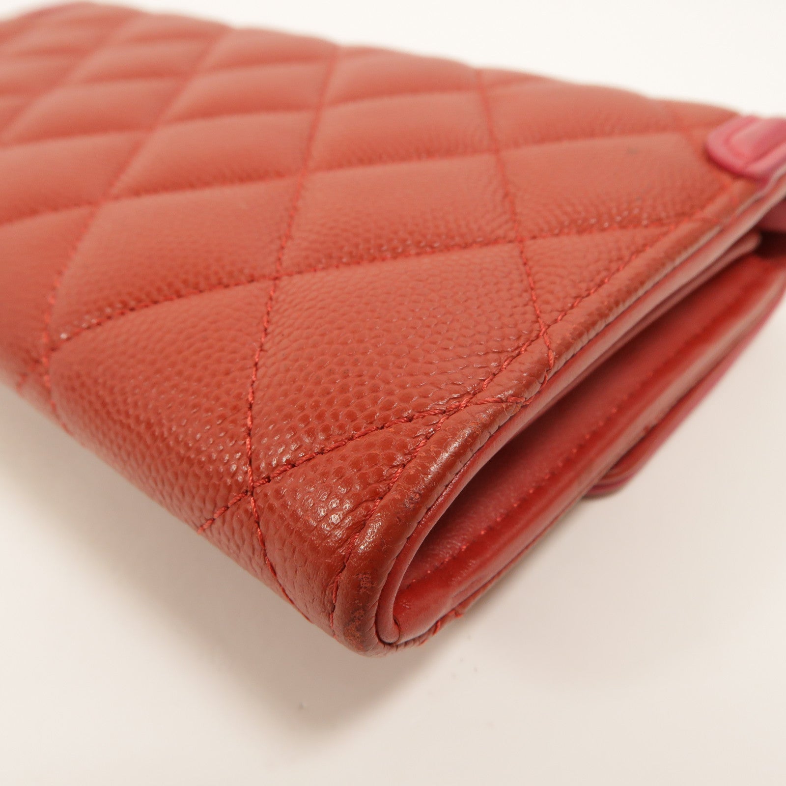 CHANEL 牛皮皮革CC Filigree Flap Wallet長錢包