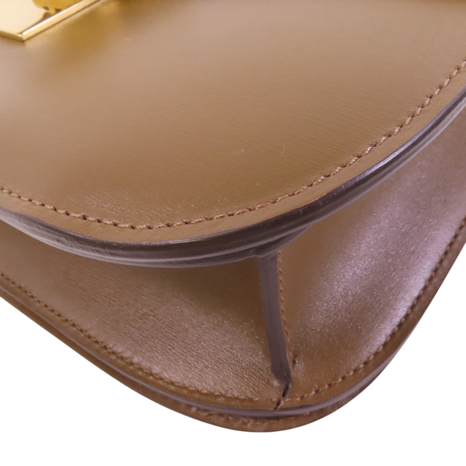 CELINE 【激減優惠】牛皮皮革Classic Box金扣肩背袋