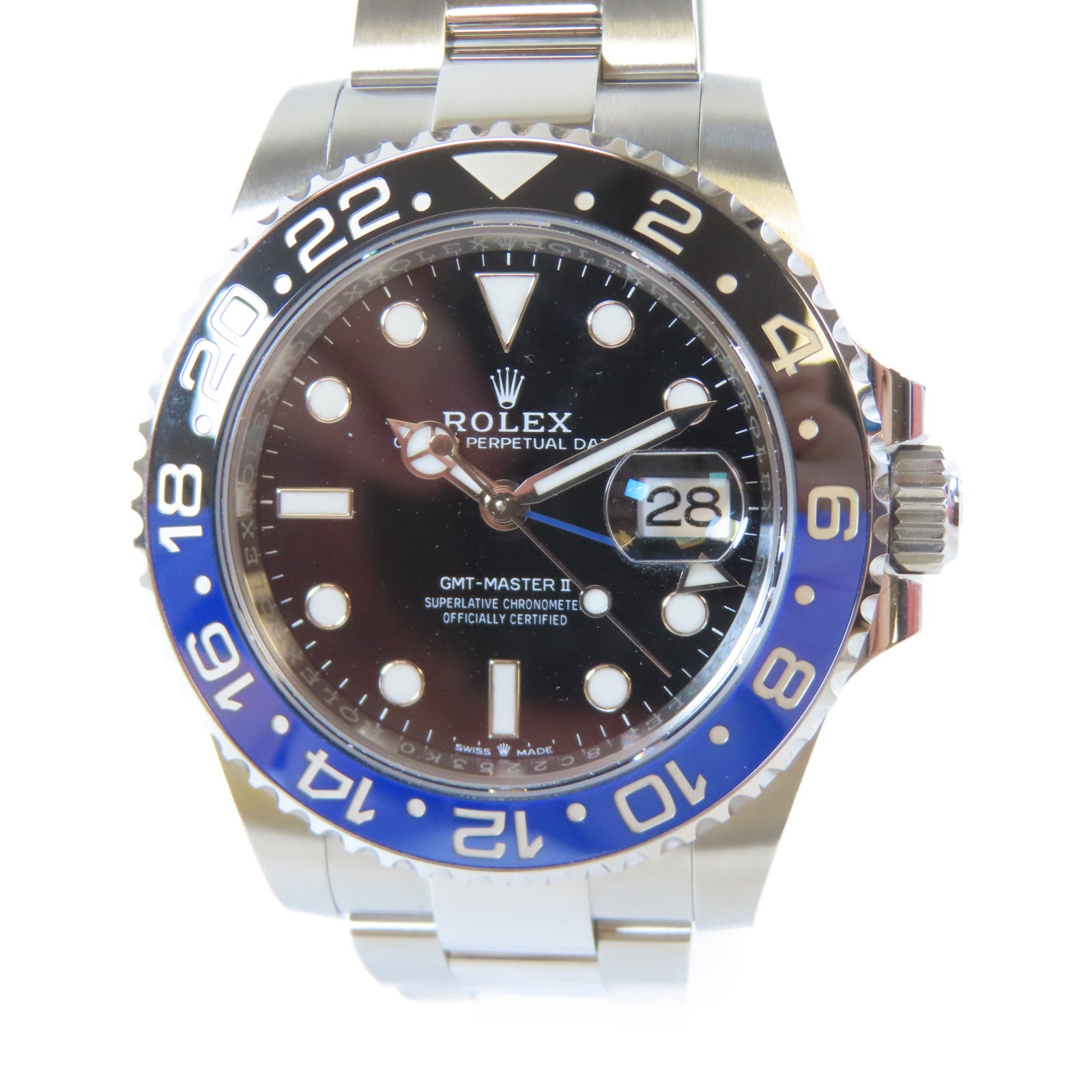 ROLEX GMT MasterⅡ不鏽鋼手錶自動機芯黑色