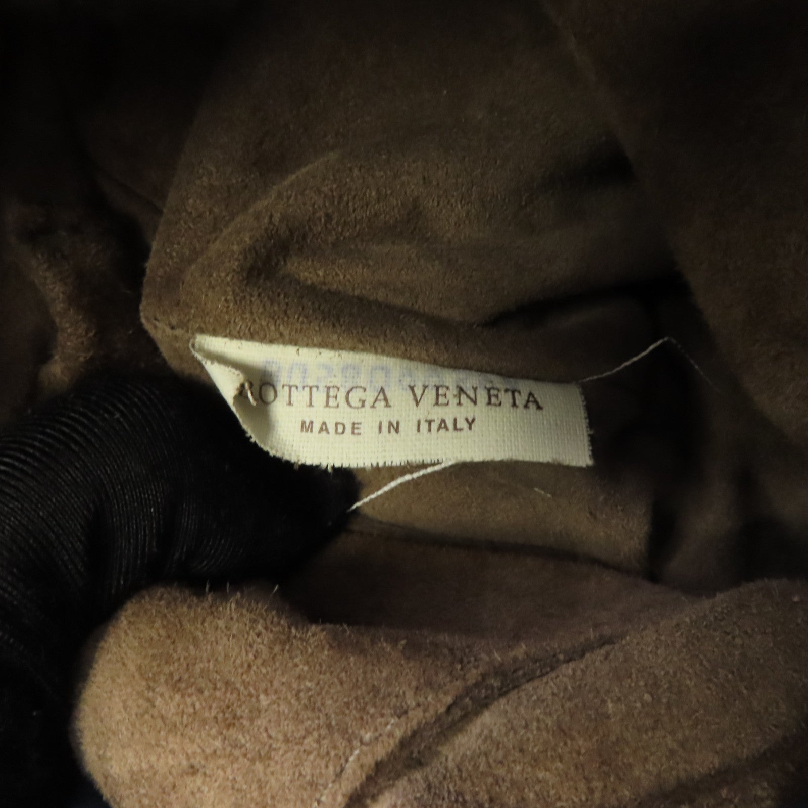 BOTTEGA VENETA 皮革Shoulder Bag肩背袋深藍色