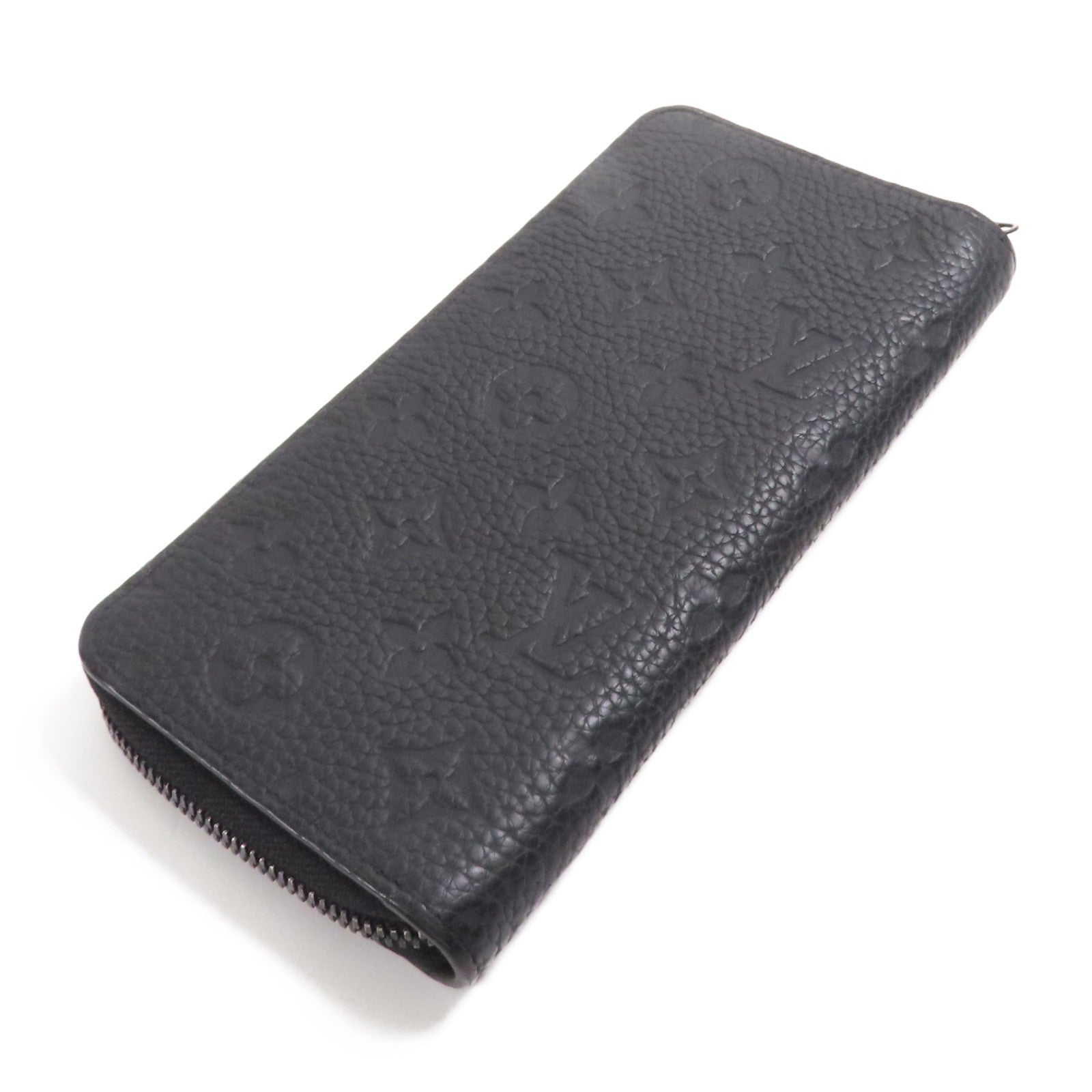 LOUIS VUITTON Monogram Taurillon Zippy Vertical Wallett長錢包