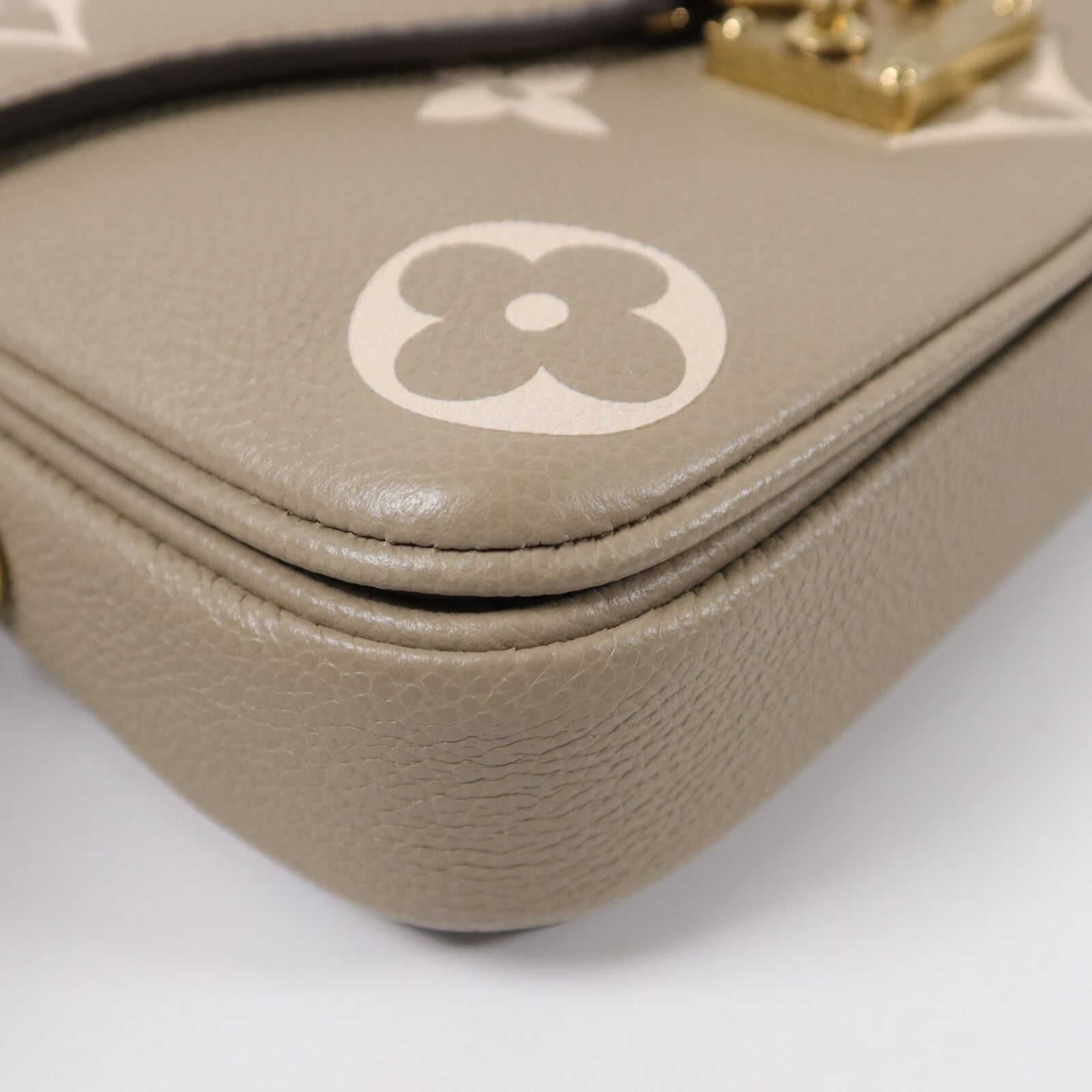 LOUIS VUITTON Monogram Empreinte Pochette Metis East West手挽肩背兩用袋