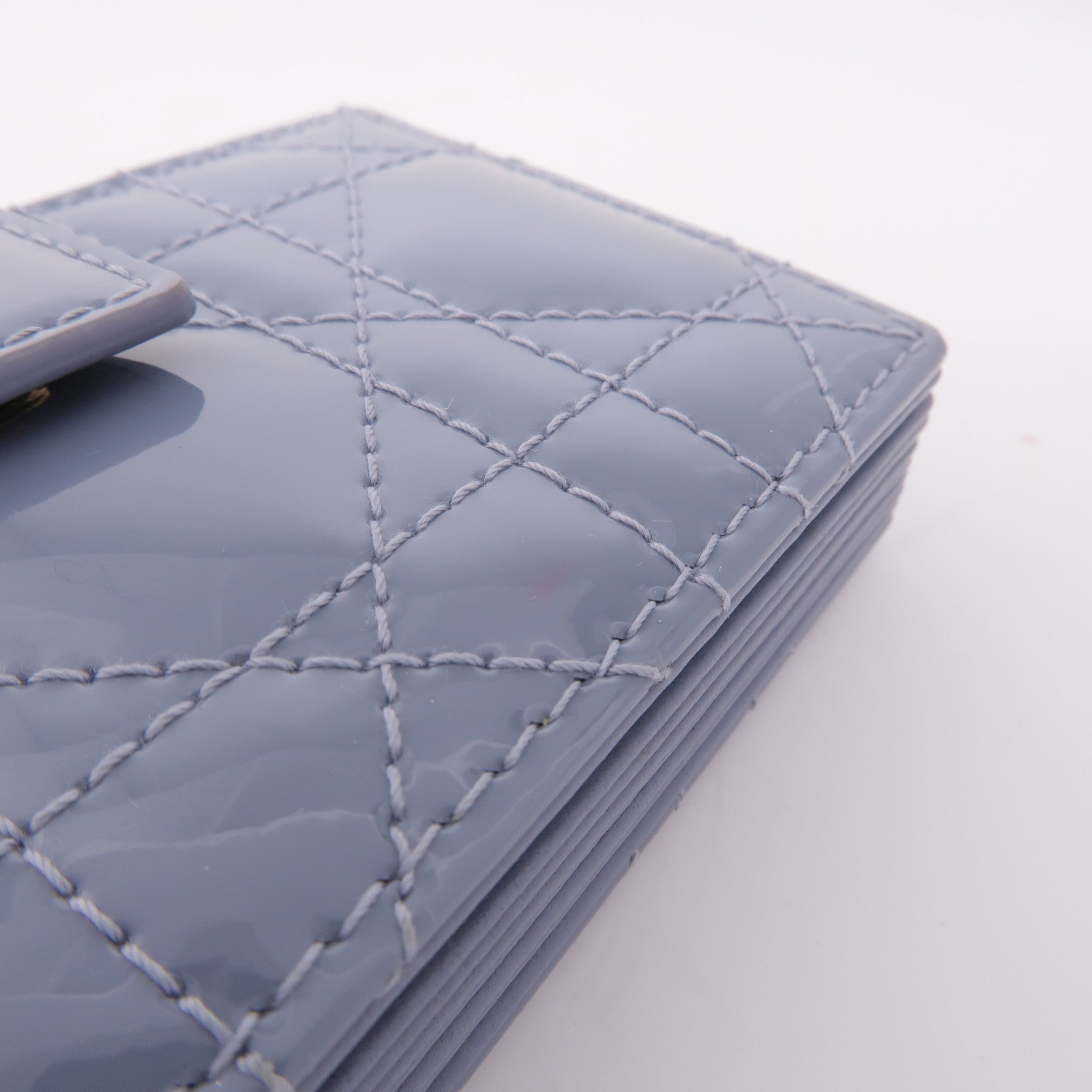 Dior 漆皮皮革Card Case金扣卡片套