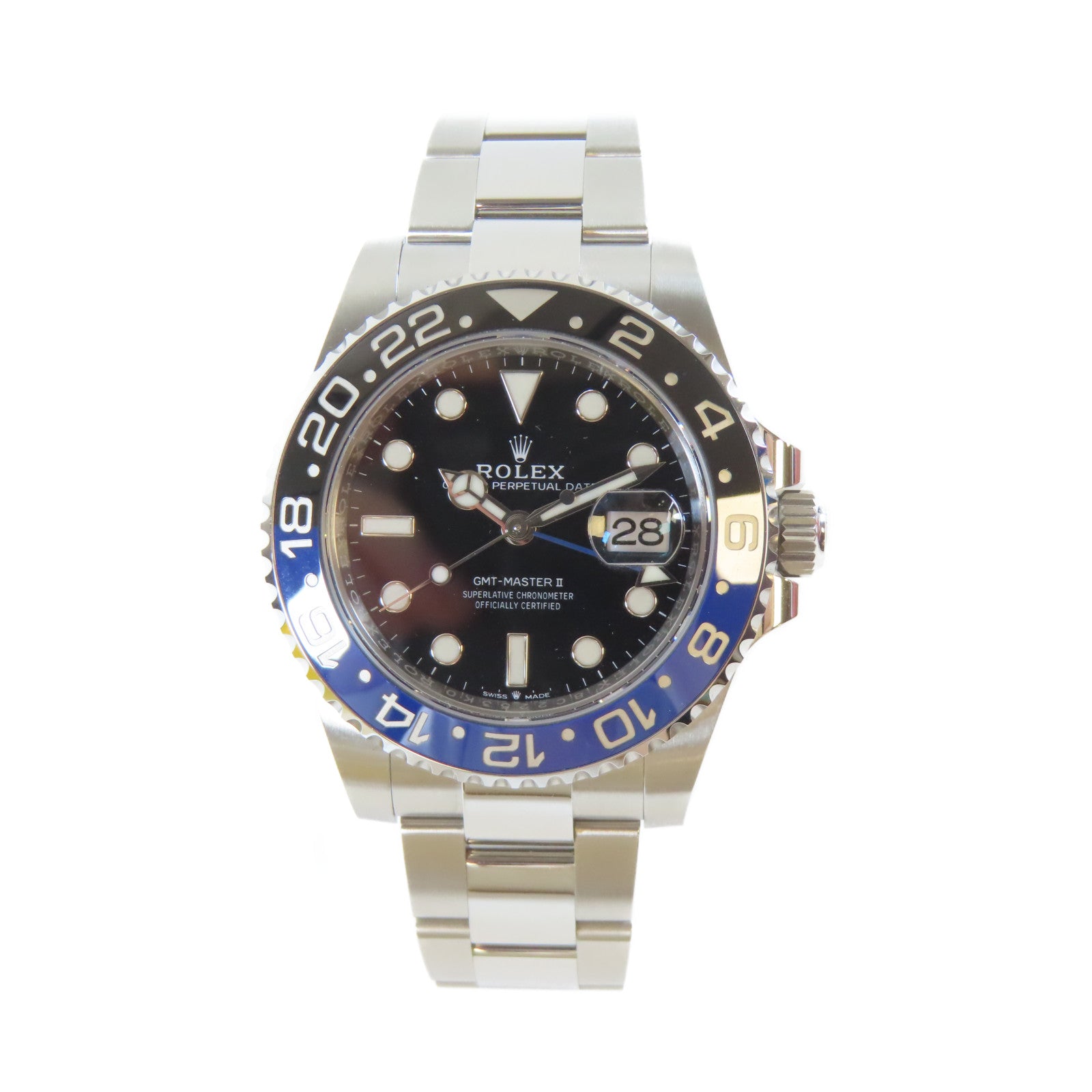 ROLEX GMT MasterⅡ不鏽鋼手錶自動機芯黑色