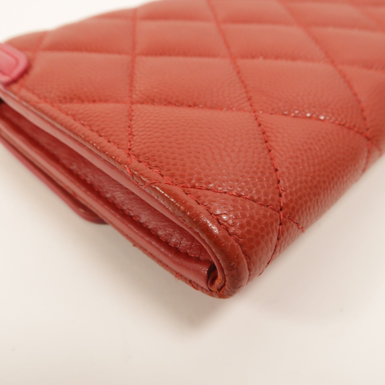 CHANEL 牛皮皮革CC Filigree Flap Wallet長錢包