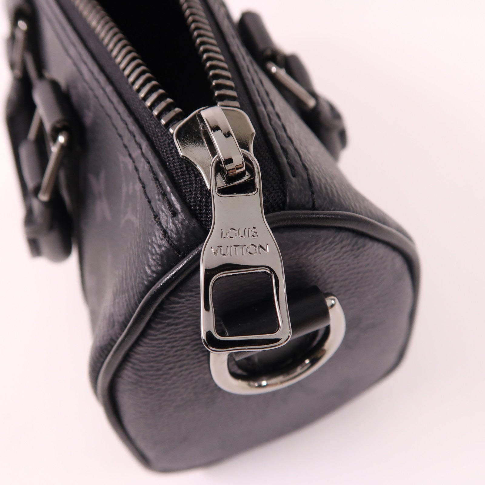 LOUIS VUITTON Monogram Eclipse Keepall XS手挽肩背兩用袋