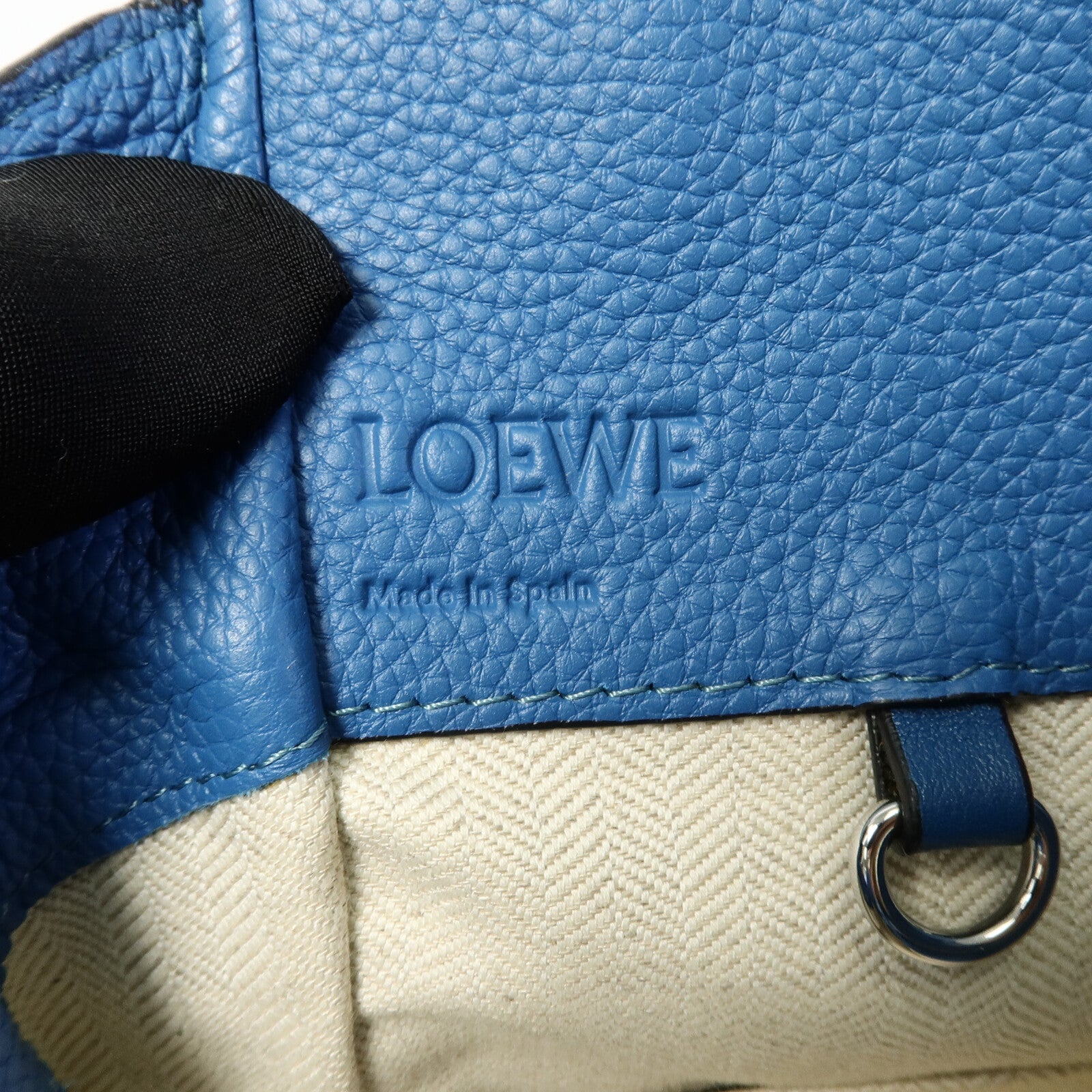 LOEWE 牛皮皮革Hammock Small手挽肩背兩用袋