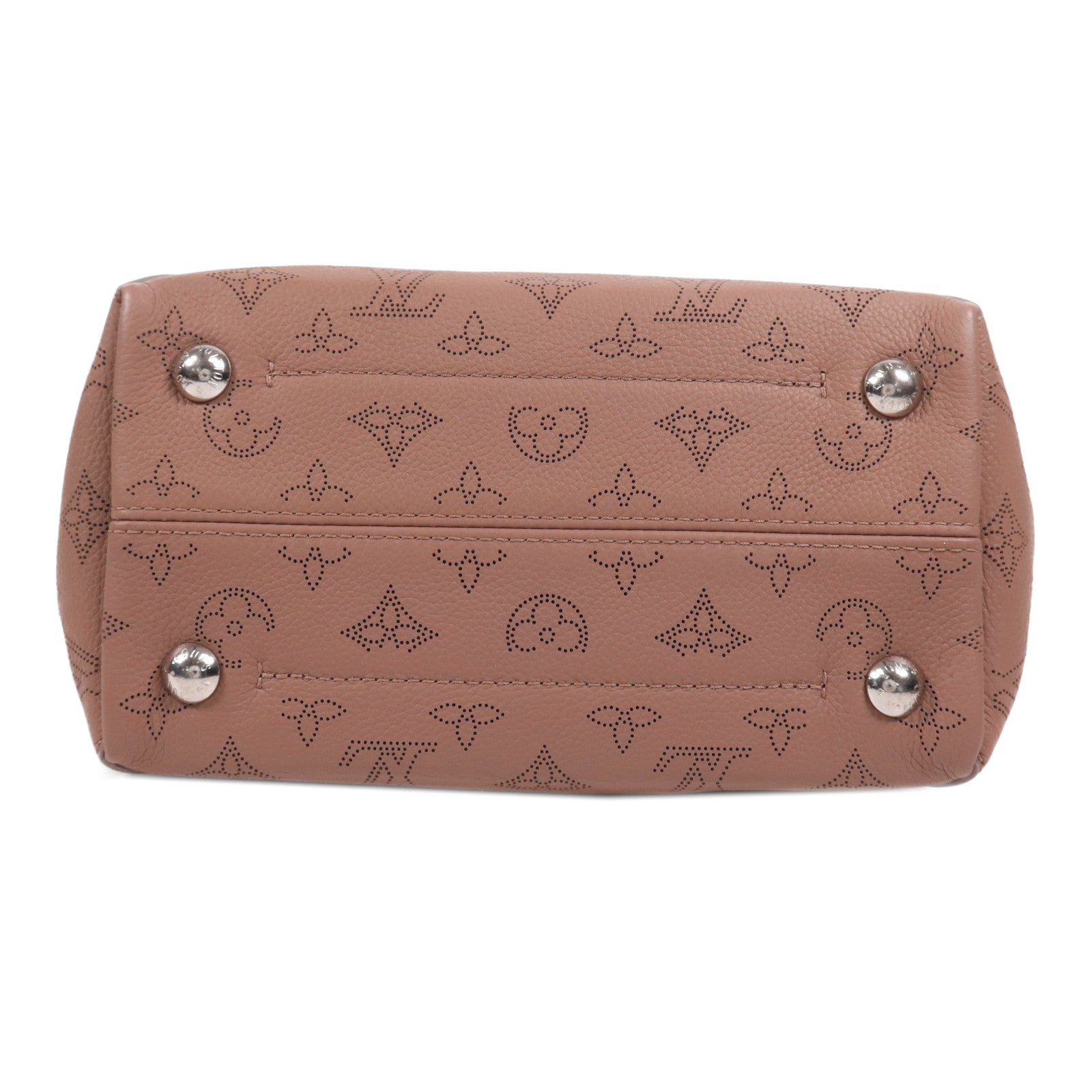 LOUIS VUITTON Monogram Mahina Hina PM銀扣手挽肩背兩用袋