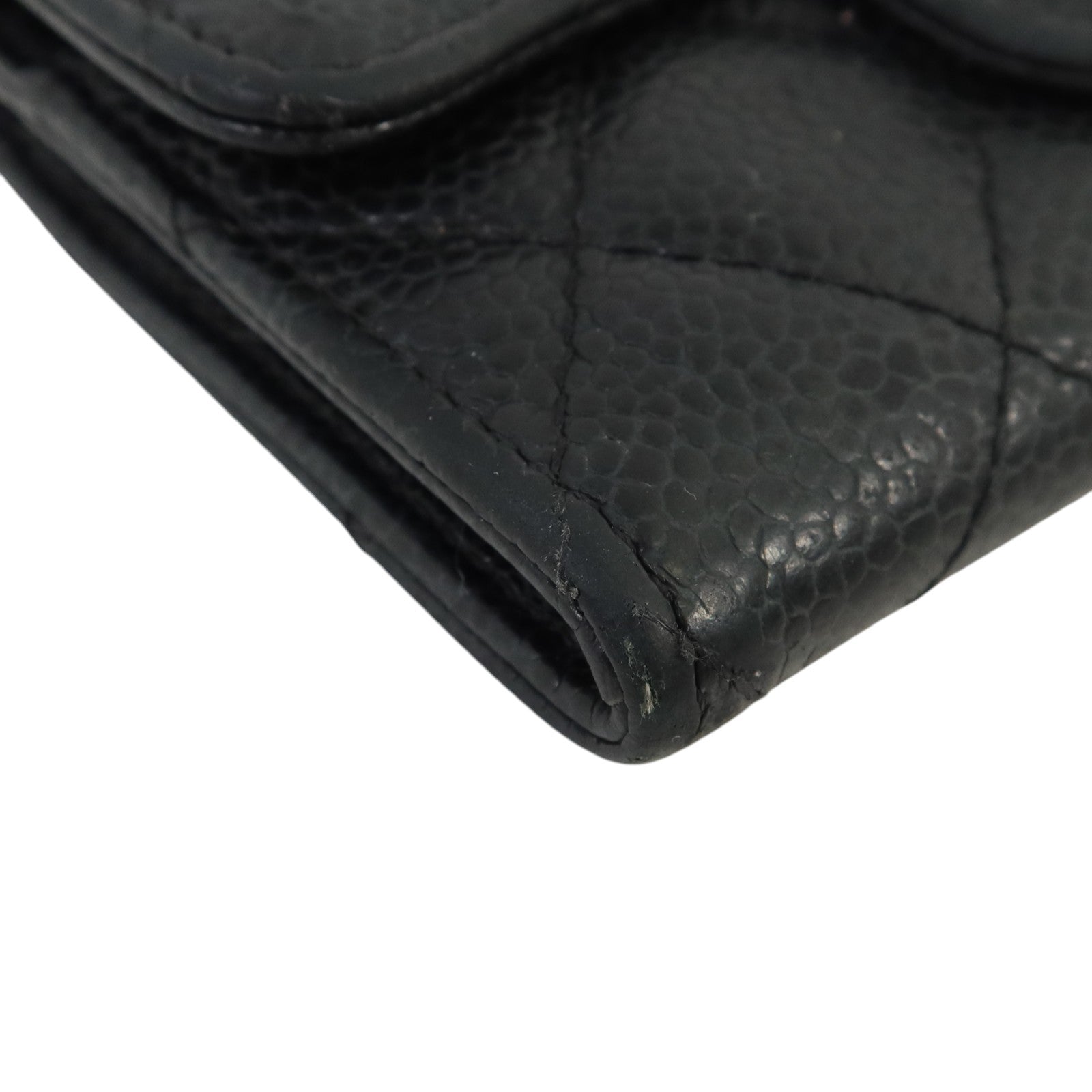 CHANEL 牛皮皮革Card Case金扣卡片套