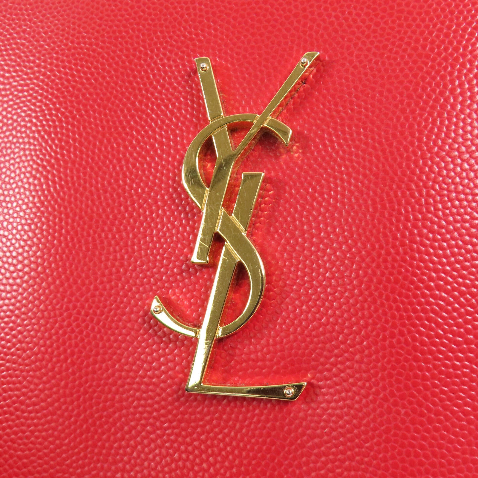 YVES SAINT LAURENT 牛皮皮革Kate Medium金扣鏈帶肩背袋