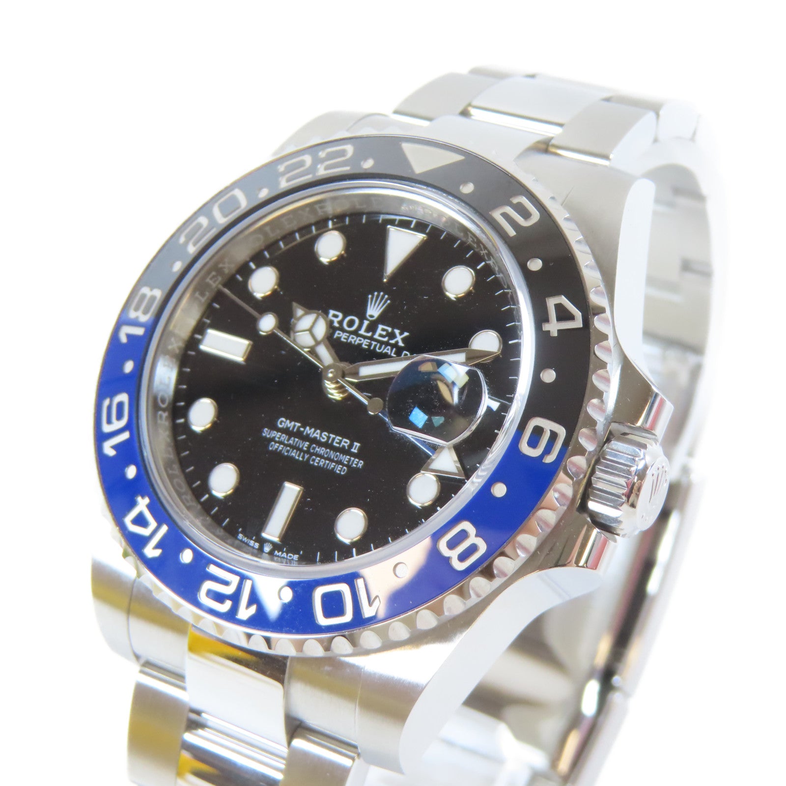 ROLEX GMT MasterⅡ不鏽鋼手錶自動機芯黑色