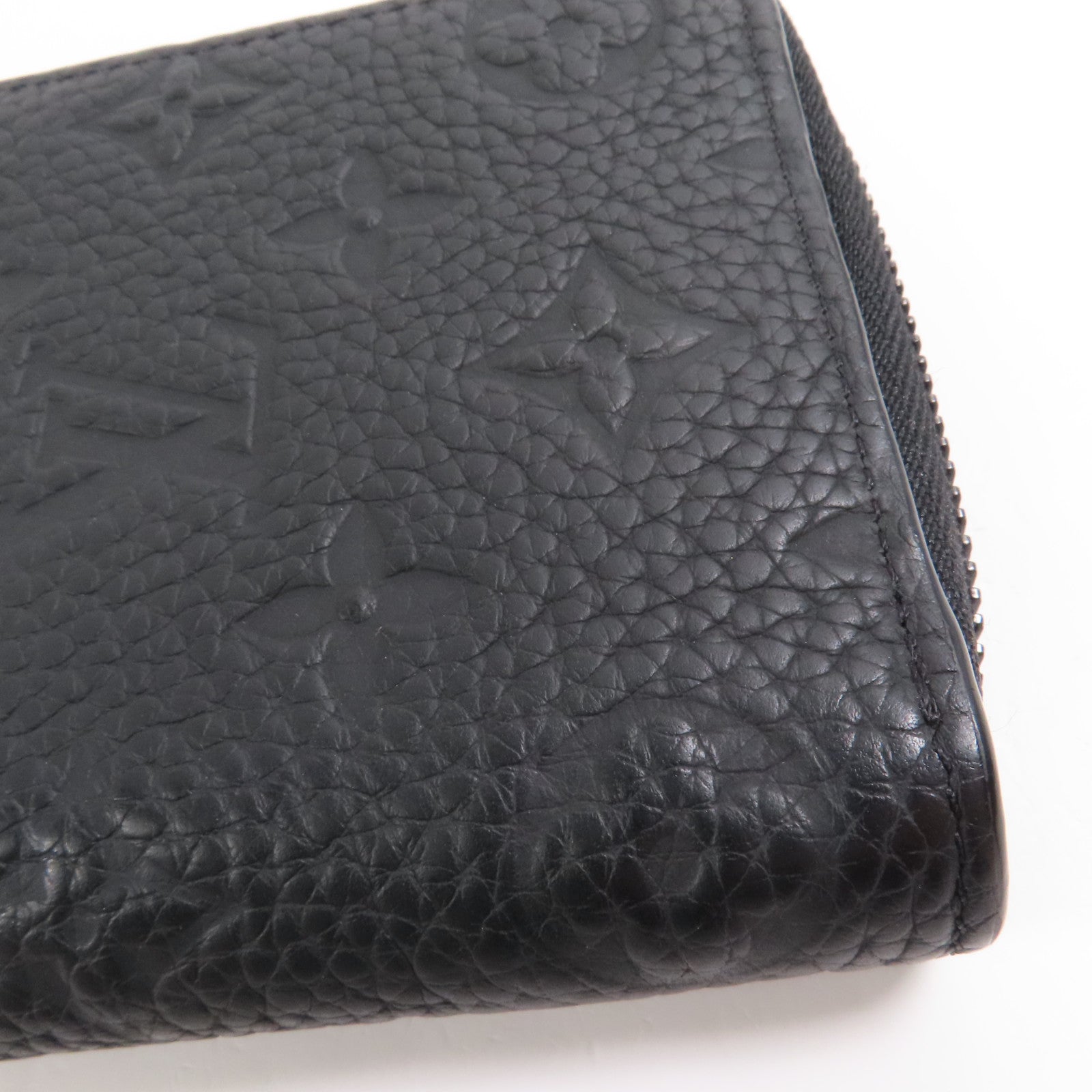 LOUIS VUITTON Monogram Taurillon Zippy Vertical Wallett長錢包