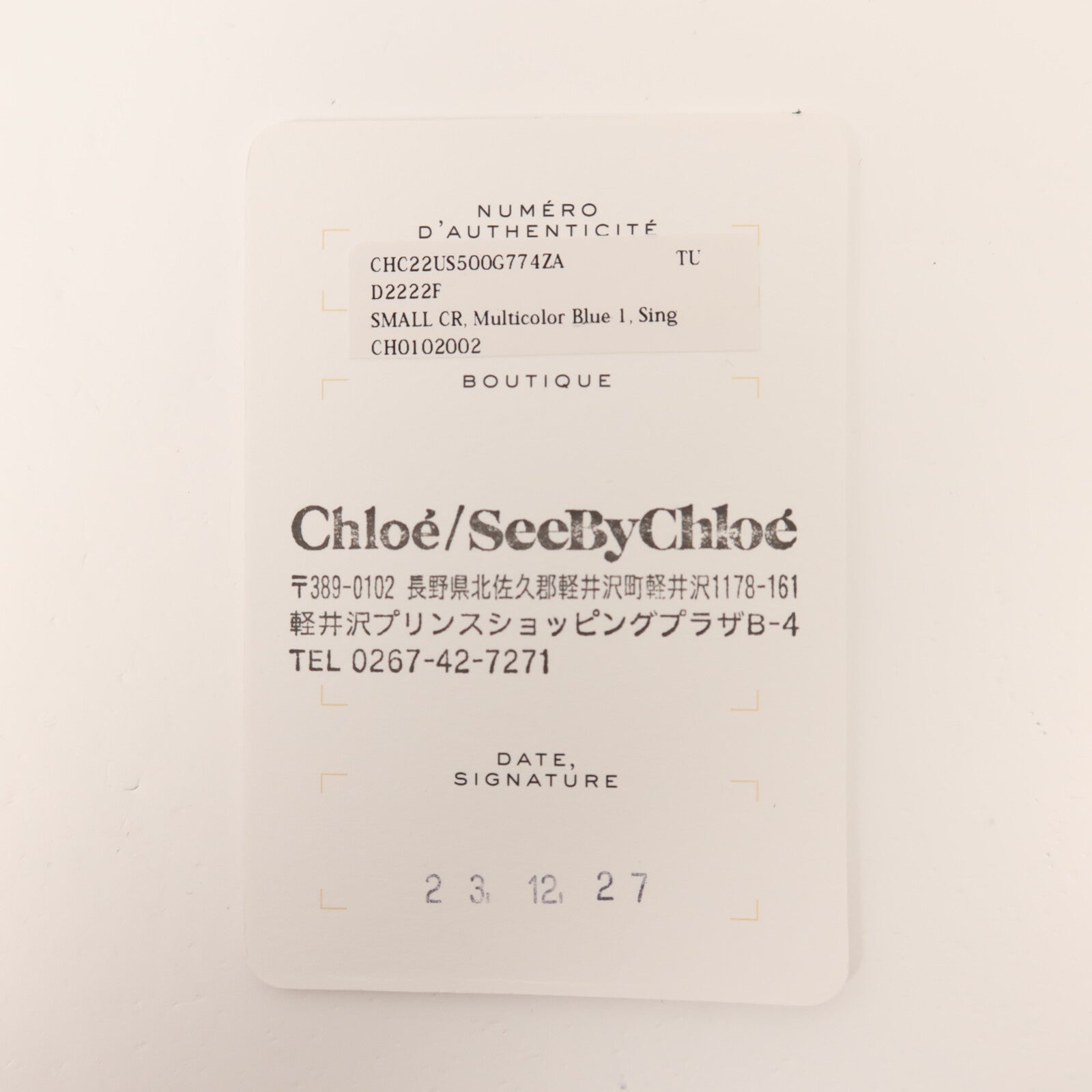 Chloe 羊皮皮革Kattie肩背袋