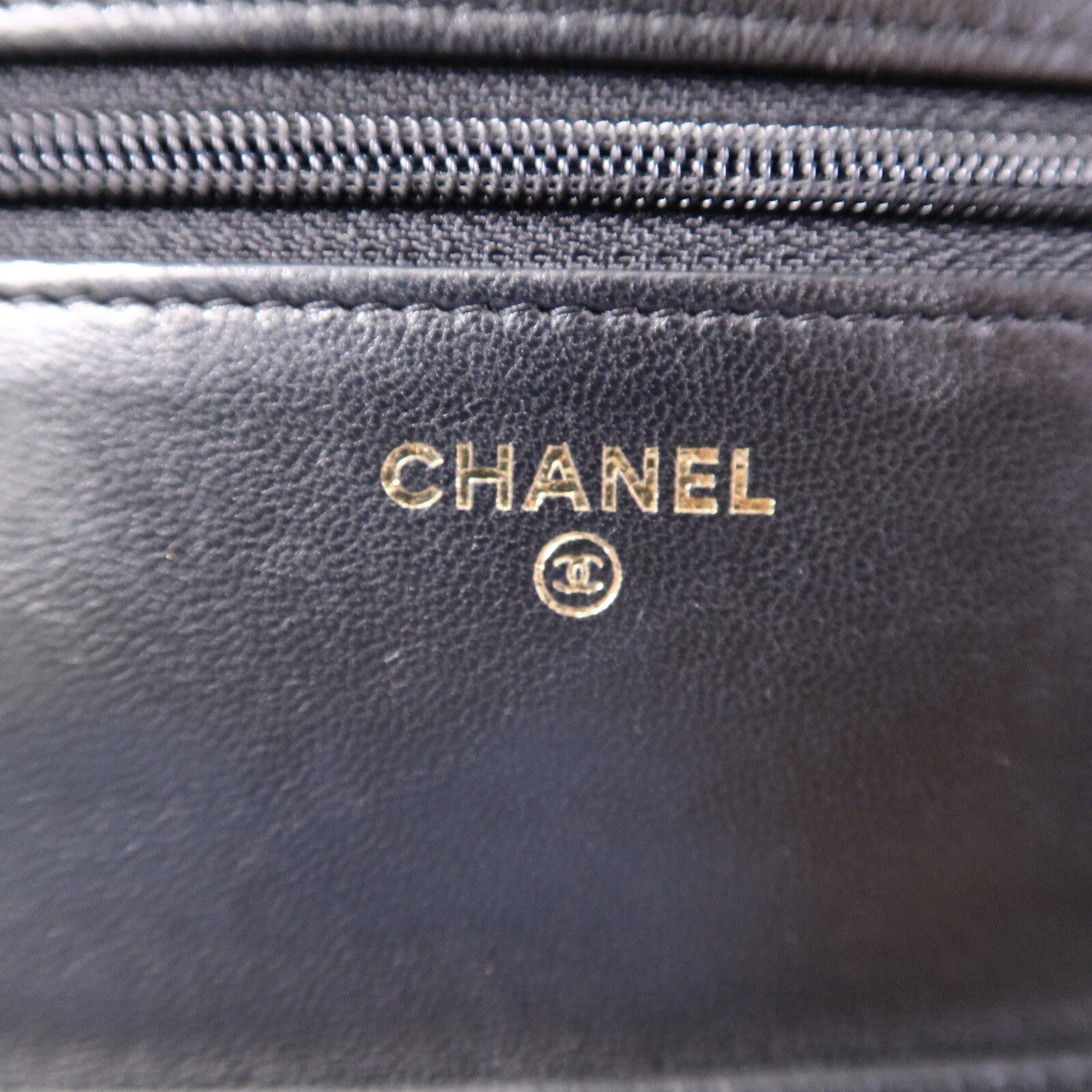 CHANEL 羊皮皮革Boy Woc鏈帶肩背袋