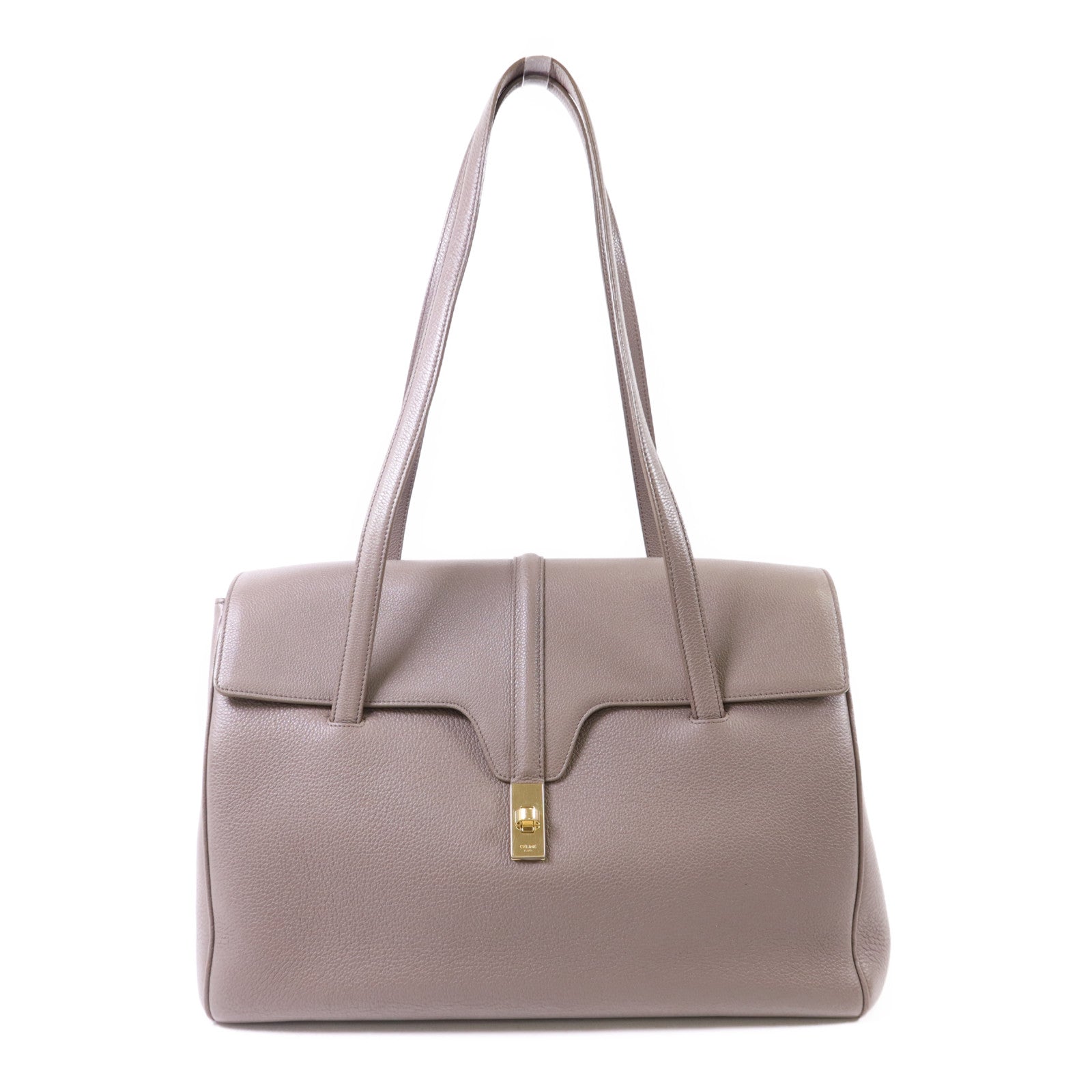 CELINE 牛皮皮革Soft 16金扣肩背袋