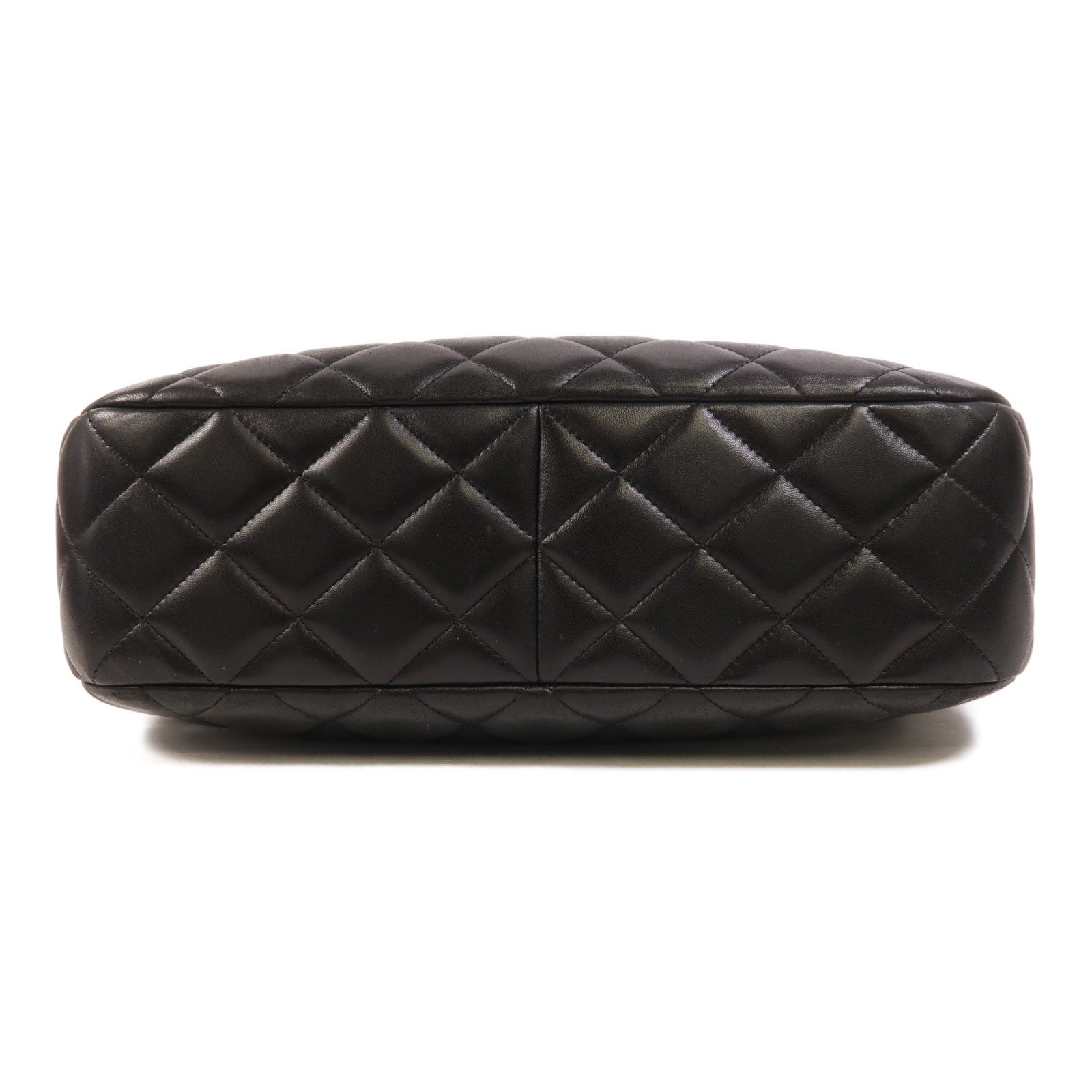 CHANEL 羊皮皮革Chain Shoulder銀扣鏈帶肩背袋