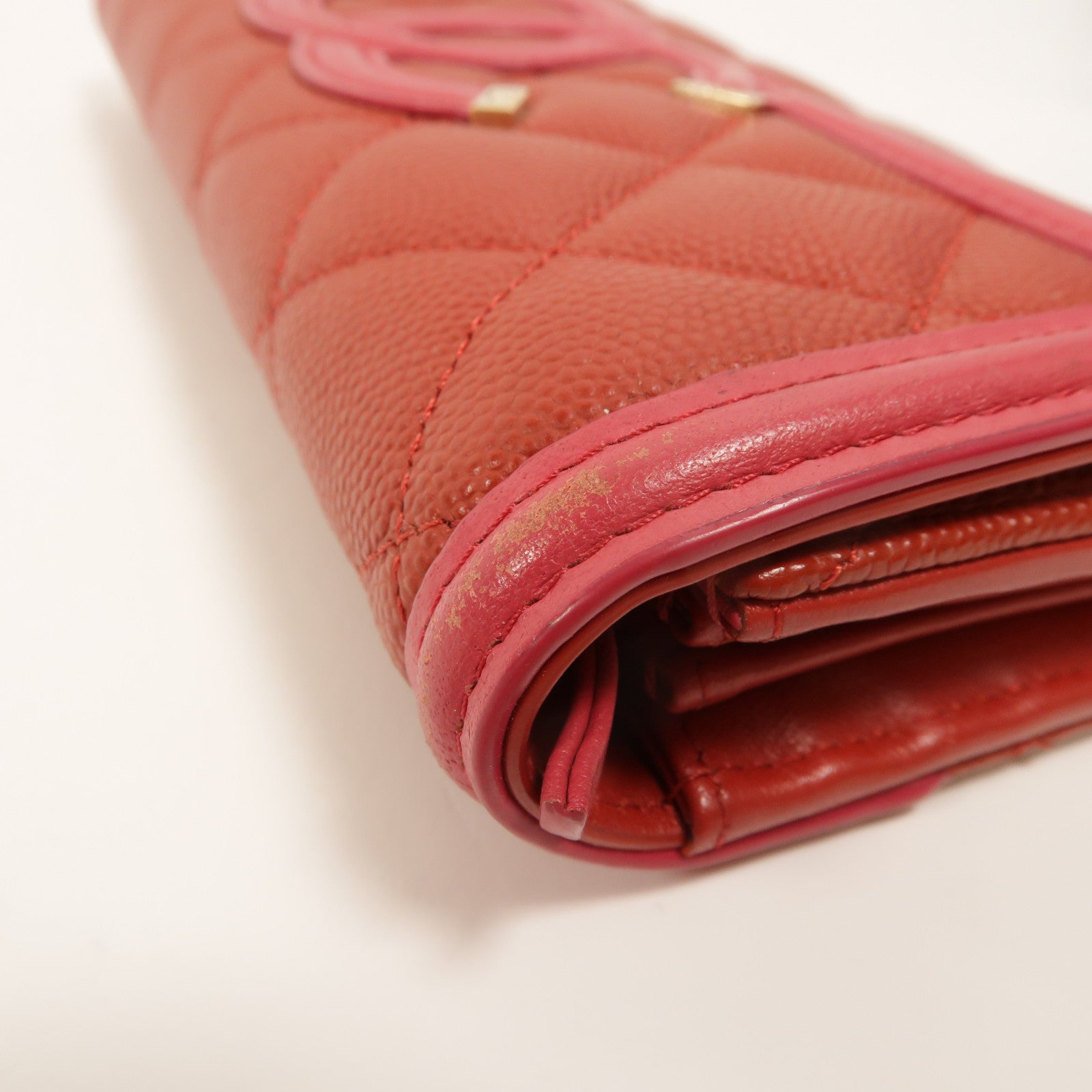 CHANEL 牛皮皮革CC Filigree Flap Wallet長錢包
