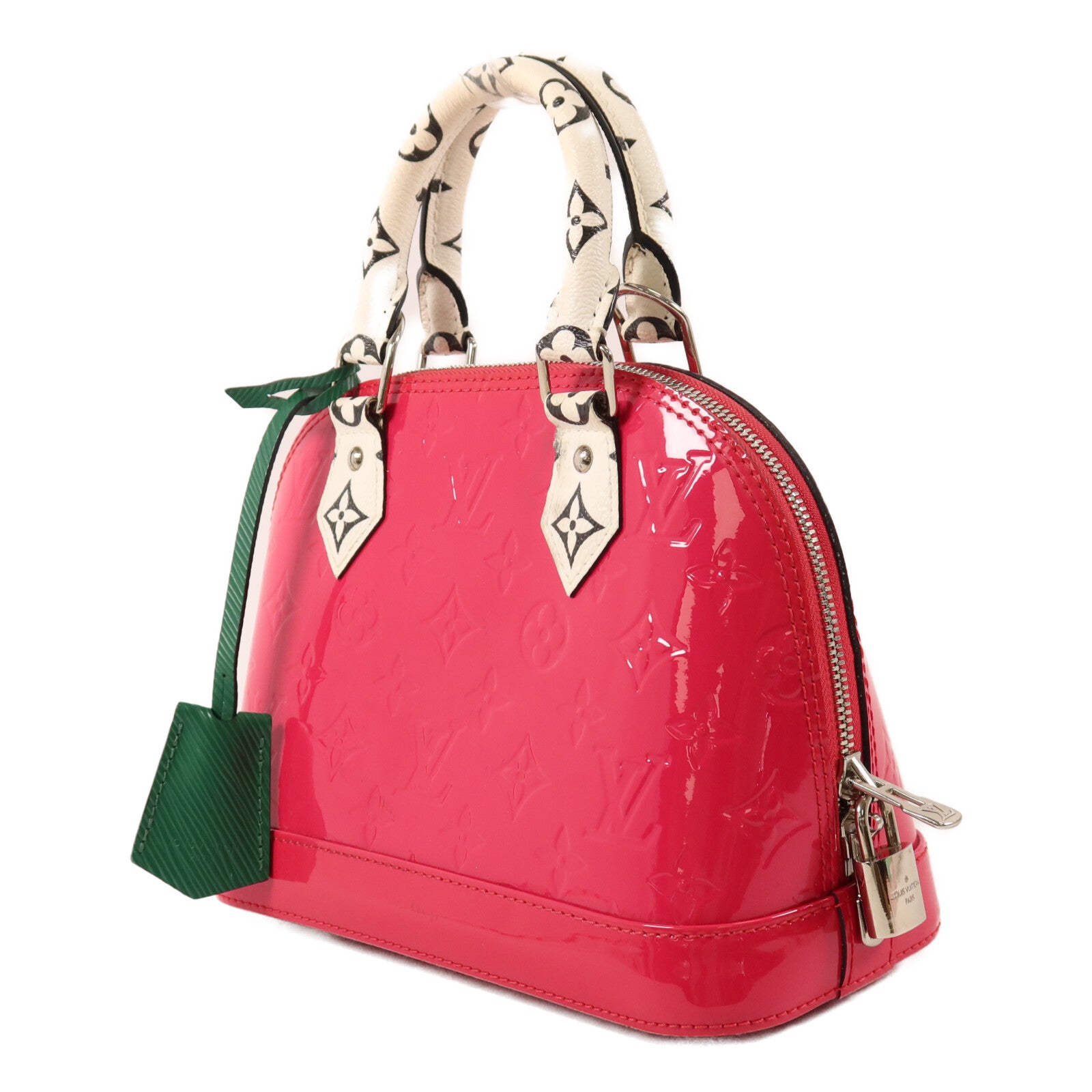 LOUIS VUITTON Monogram Vernis Alma BB手挽肩背兩用袋
