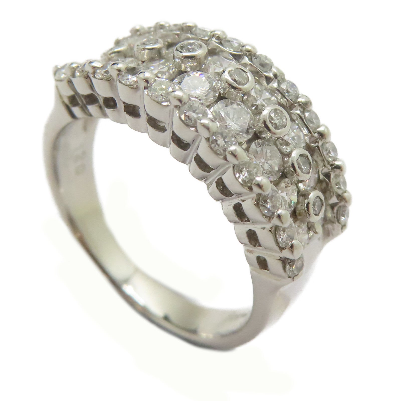 JEWELRY 【激減優惠】PT900鉑金Diamond Ring 1.20ct鑽石戒指US#6.25