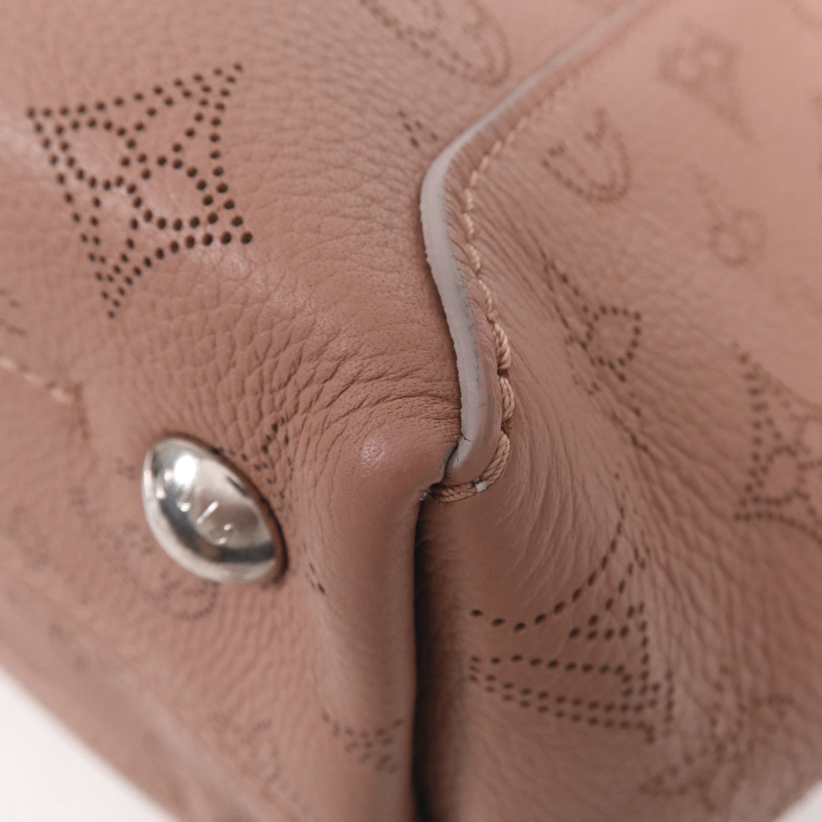 LOUIS VUITTON Monogram Mahina Hina PM銀扣手挽肩背兩用袋