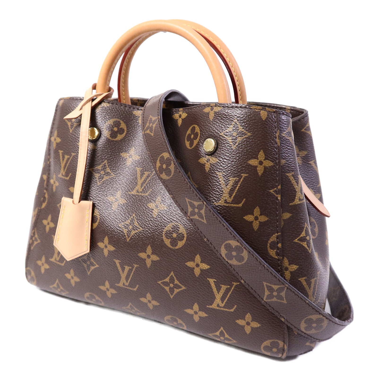 LOUIS VUITTON Monogram Montaigne BB手挽肩背兩用袋