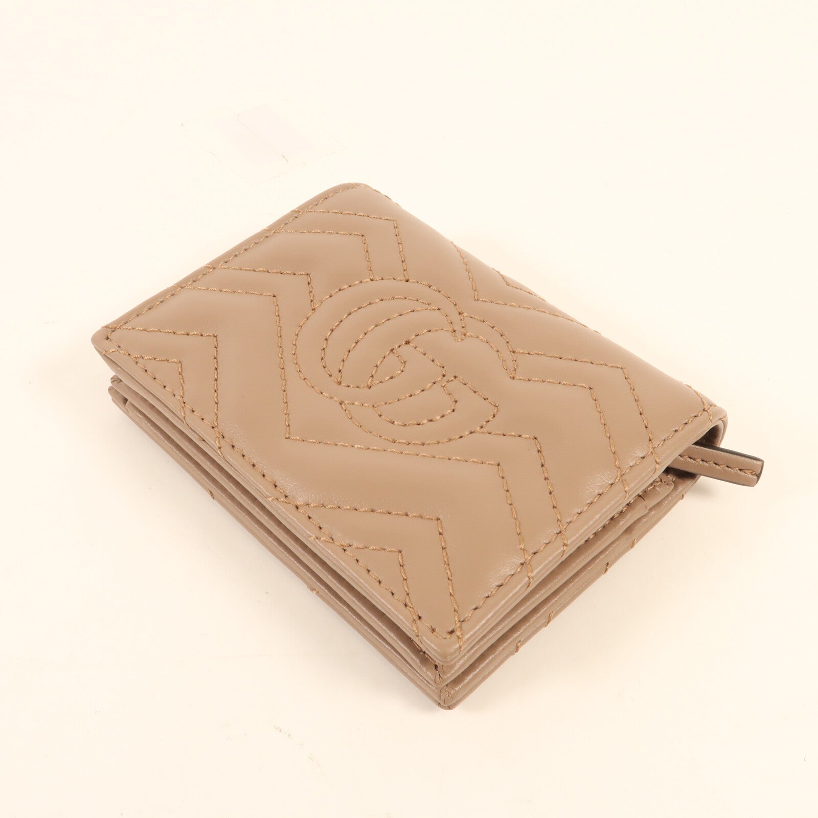 GUCCI 牛皮皮革Wallet金扣錢包