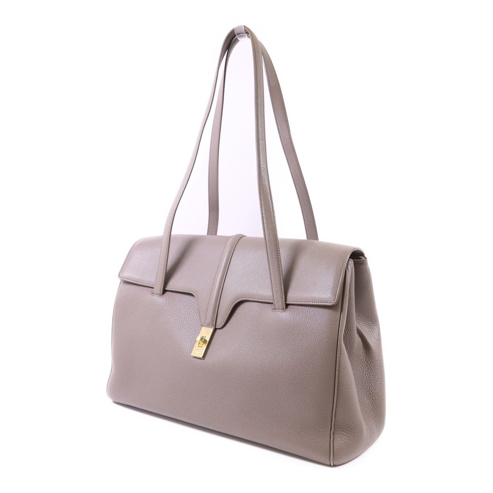 CELINE 牛皮皮革Soft 16金扣肩背袋