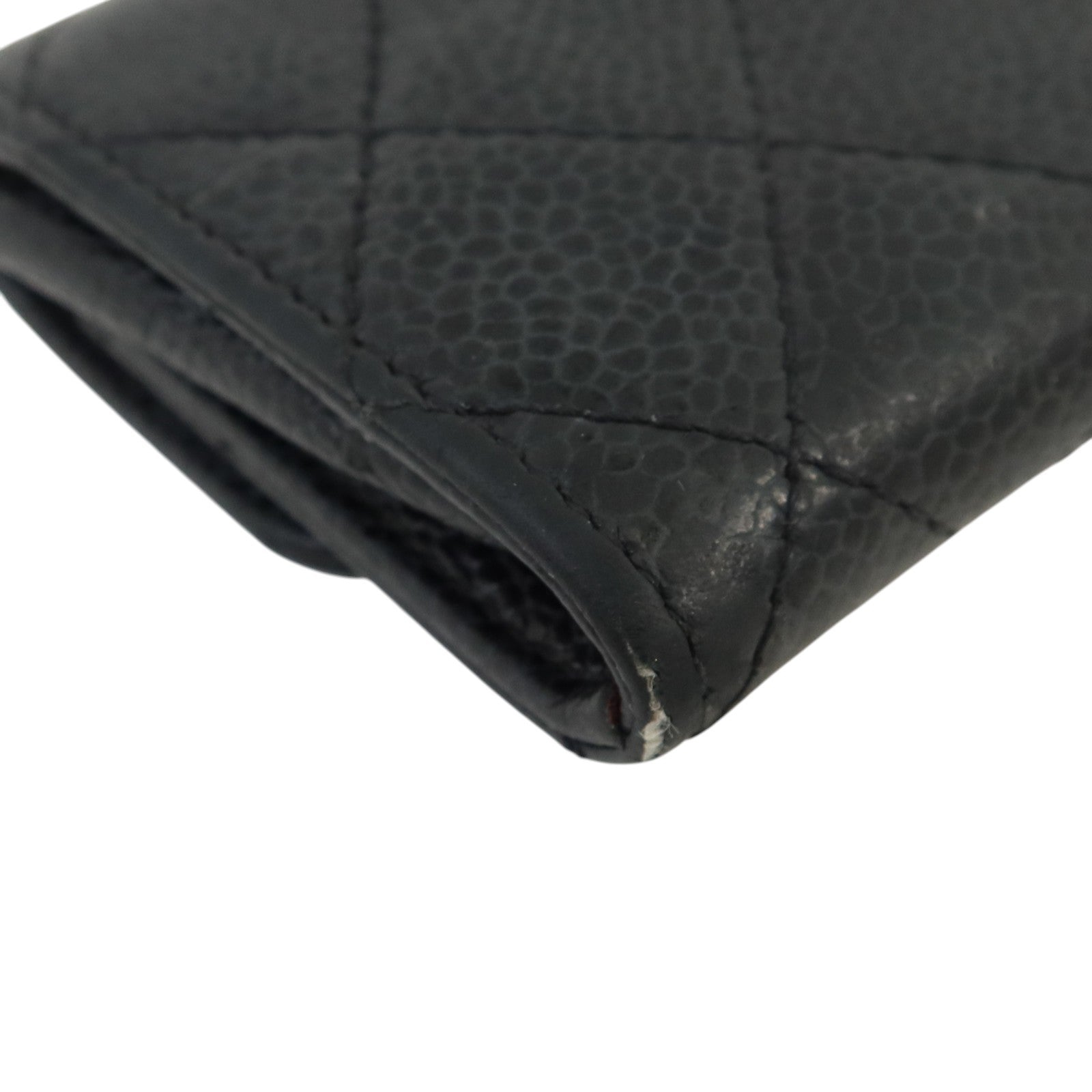 CHANEL 牛皮皮革Card Case金扣卡片套