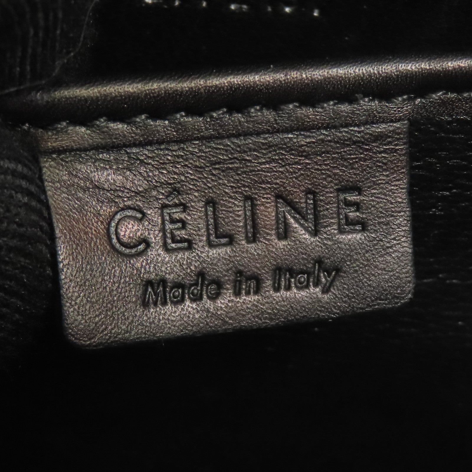 CELINE 牛皮皮革Nano Luggage手挽肩背兩用袋
