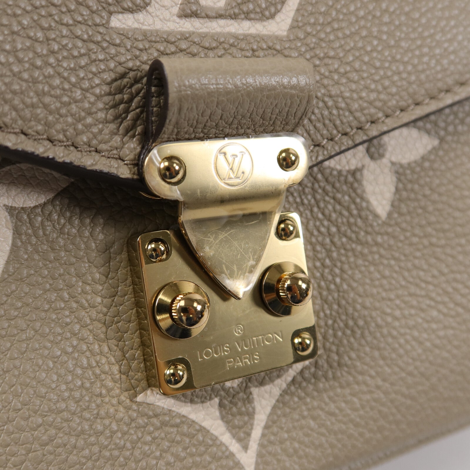 LOUIS VUITTON Monogram Empreinte Pochette Metis East West手挽肩背兩用袋