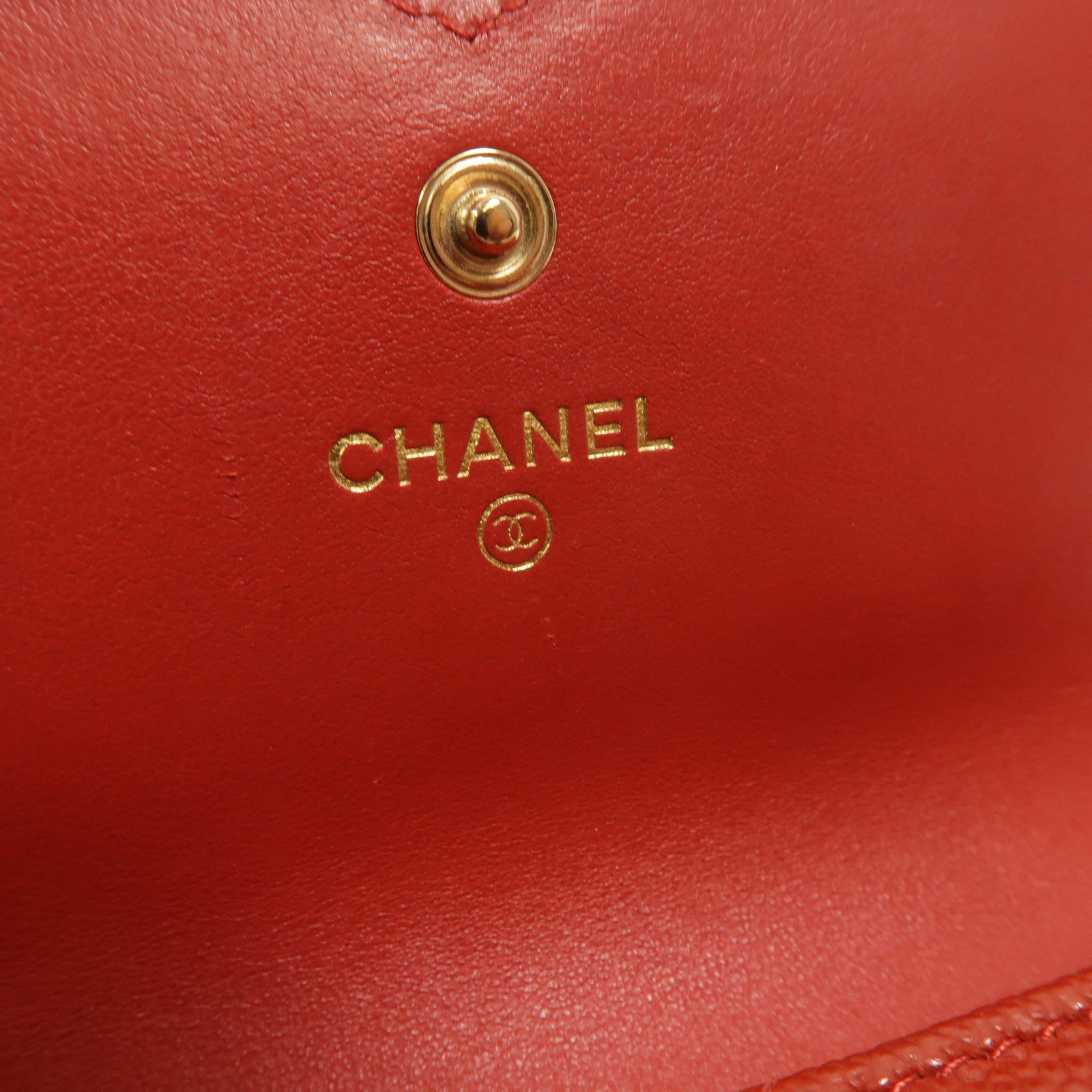 CHANEL 牛皮皮革CC Filigree Flap Wallet長錢包
