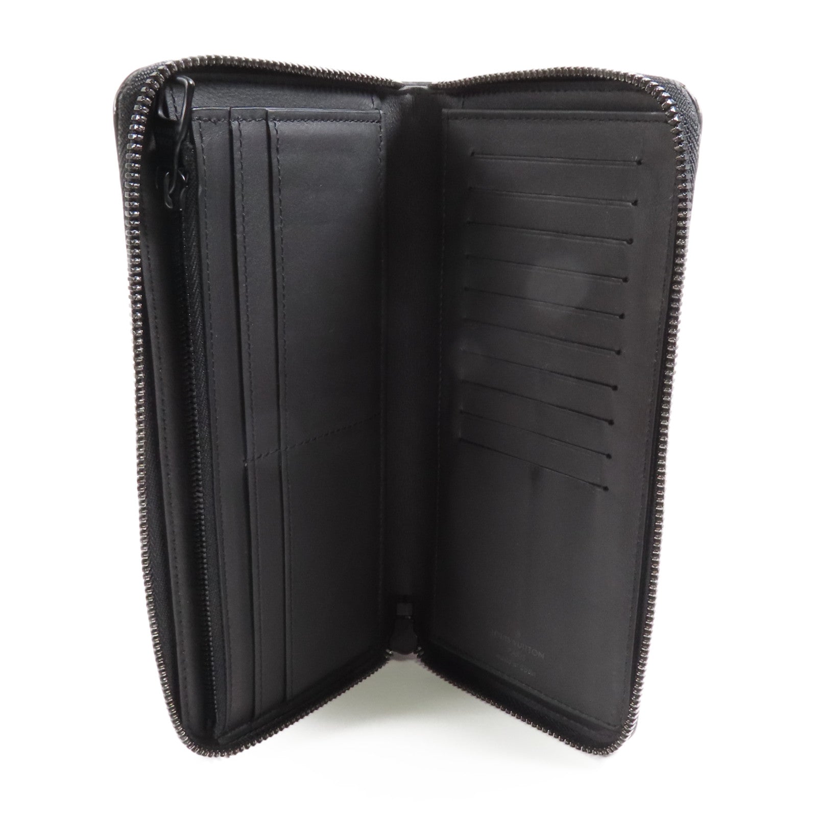 LOUIS VUITTON Monogram Taurillon Zippy Vertical Wallett長錢包