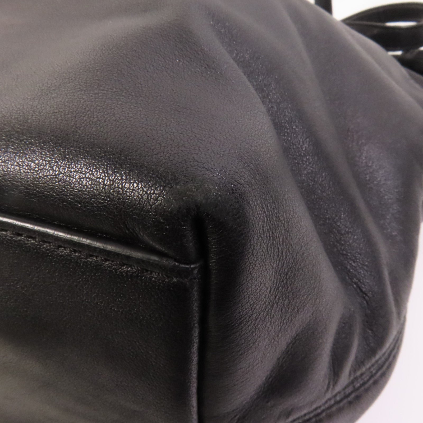 COACH 【激減優惠】牛皮皮革Shoulder Bag銀扣肩背袋