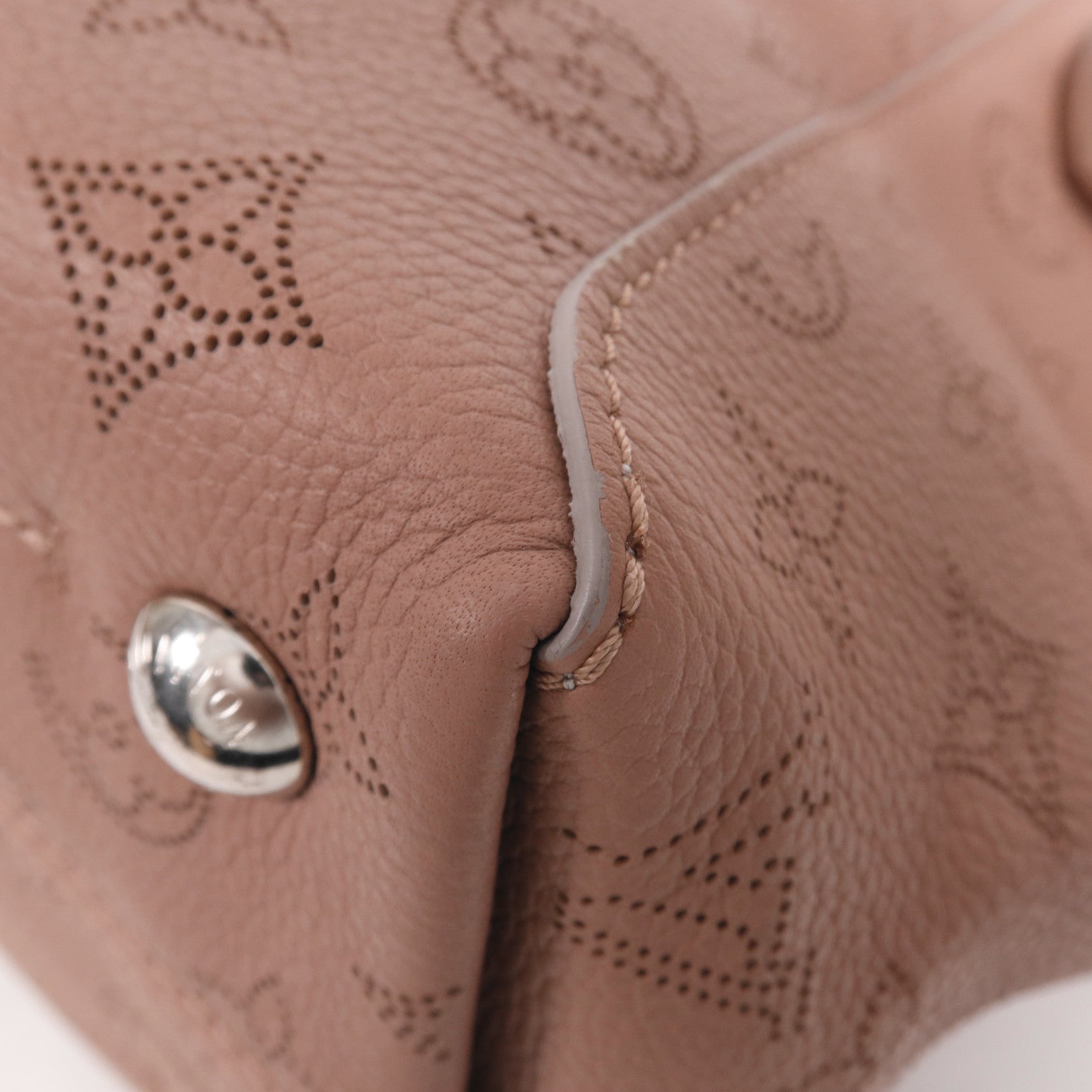 LOUIS VUITTON Monogram Mahina Hina PM銀扣手挽肩背兩用袋