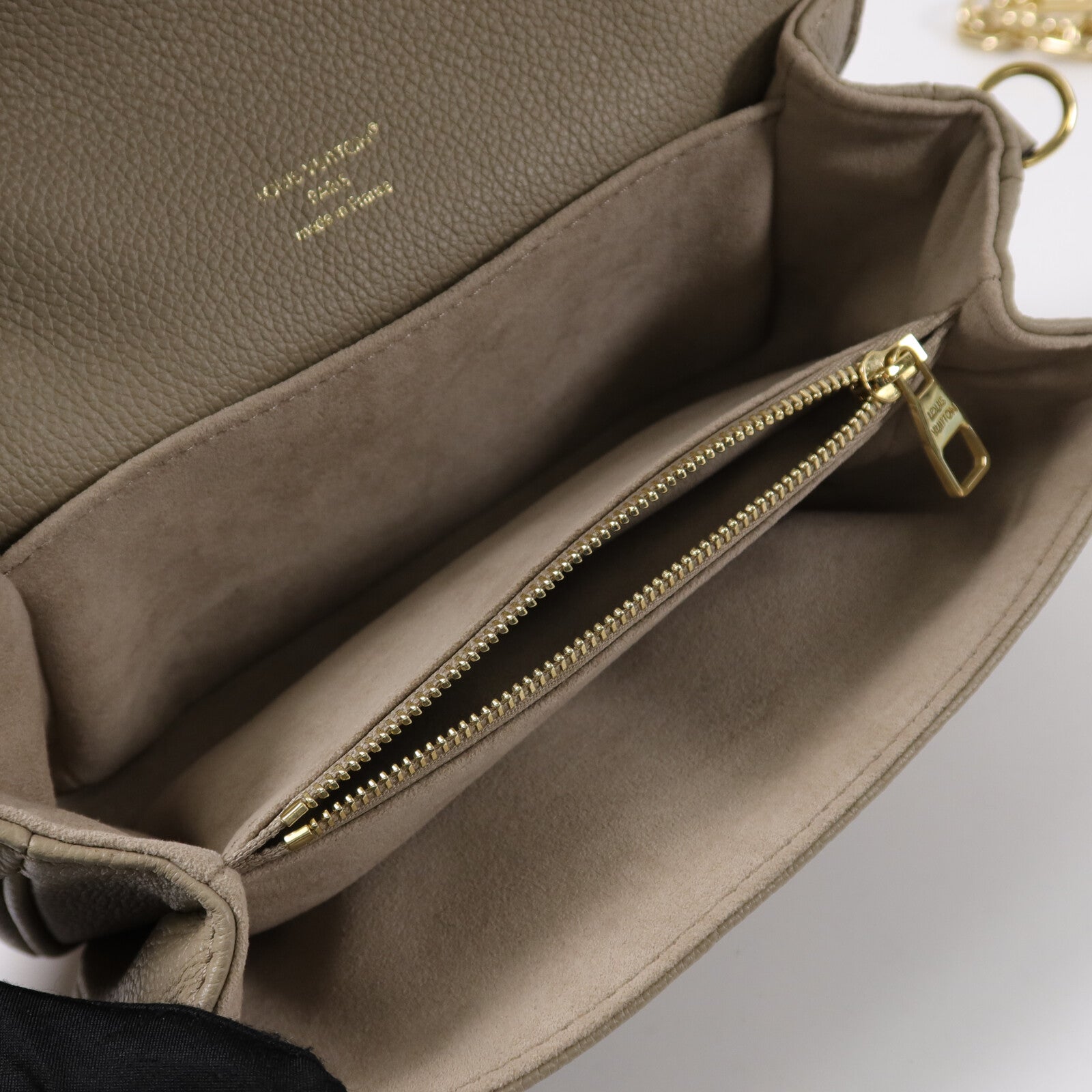 LOUIS VUITTON Monogram Empreinte Pochette Metis East West手挽肩背兩用袋