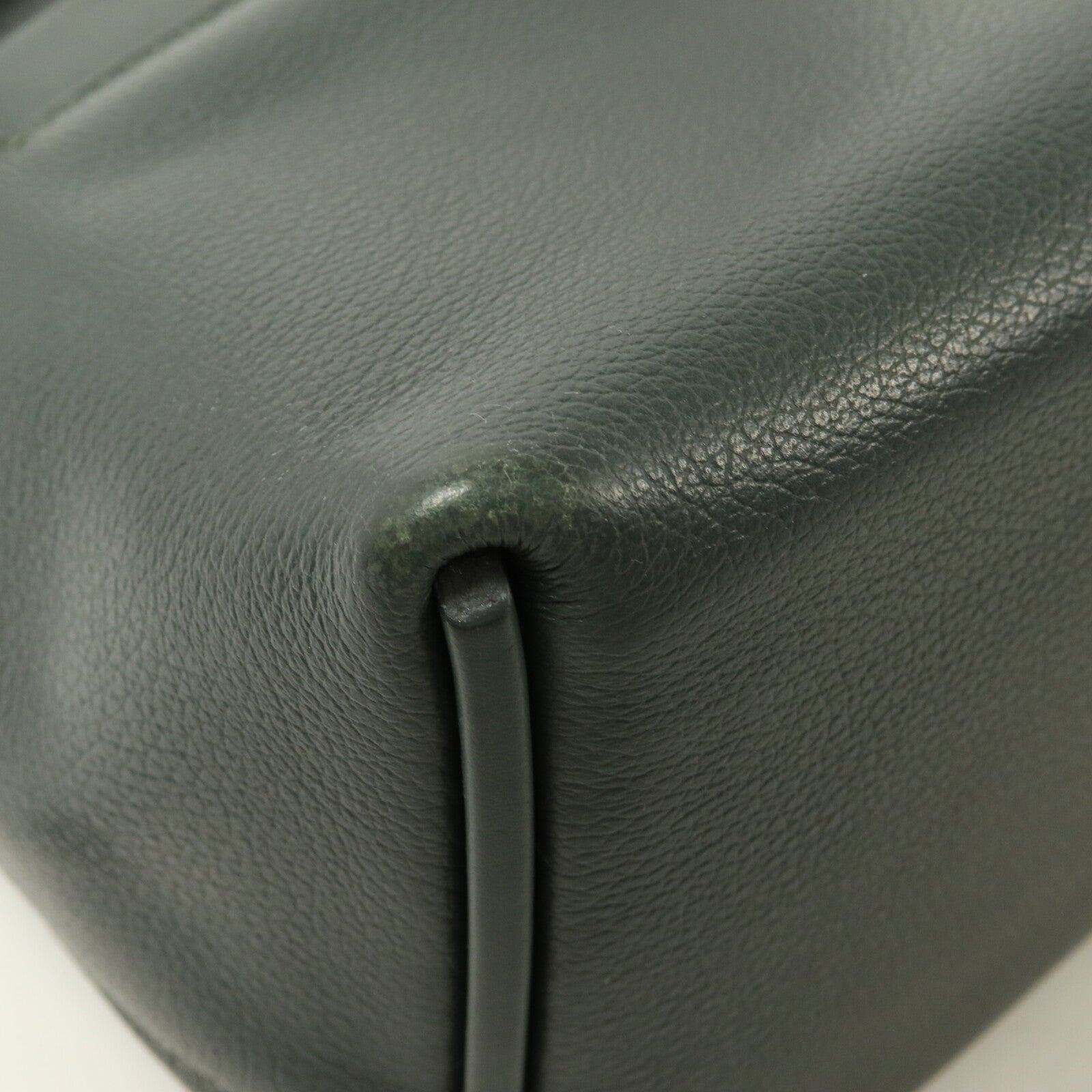 HERMES Evercolor皮革24/24 Mini手挽肩背兩用袋Vert Mangrove/Gris Pantin