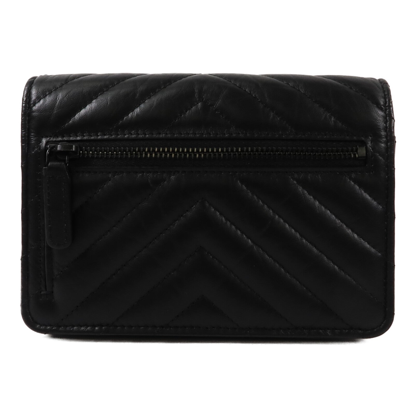 CHANEL 羊皮皮革2.55 Mini WOC鏈帶肩背袋