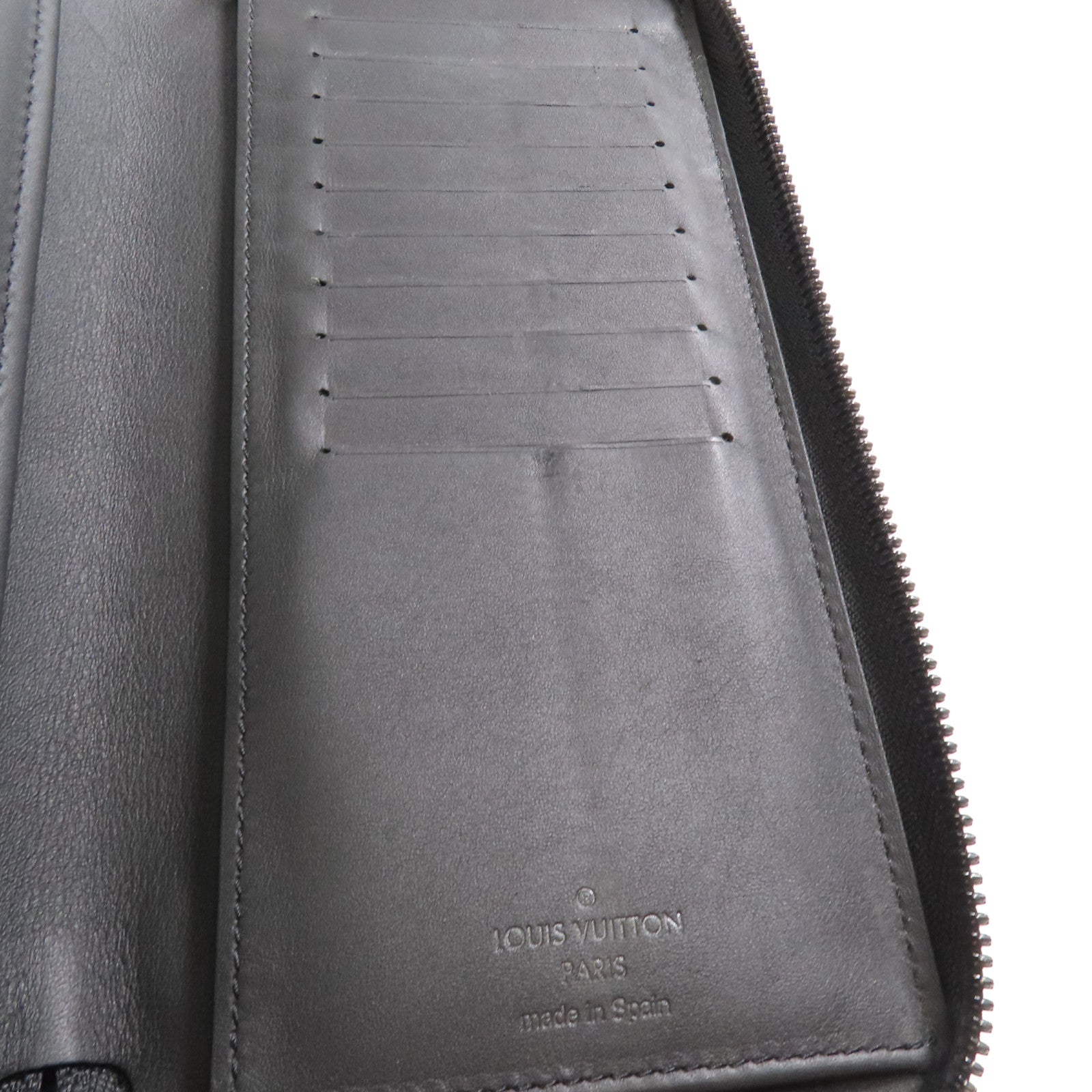 LOUIS VUITTON Monogram Taurillon Zippy Vertical Wallett長錢包