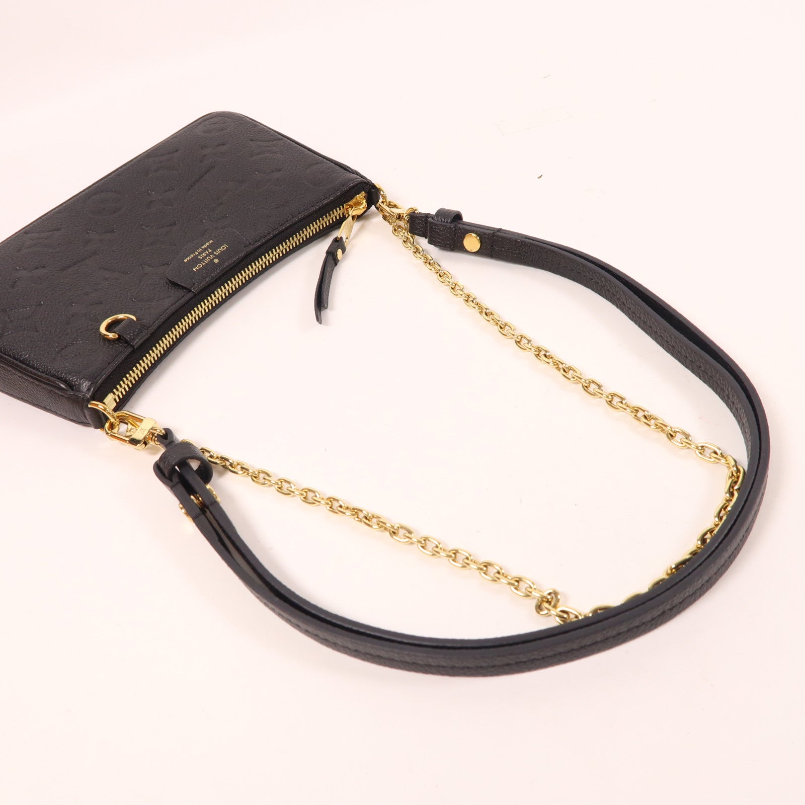 LOUIS VUITTON LV GHW Easy Pouch On Strap 2 Way Shoulder Bag M80349 Empreinte