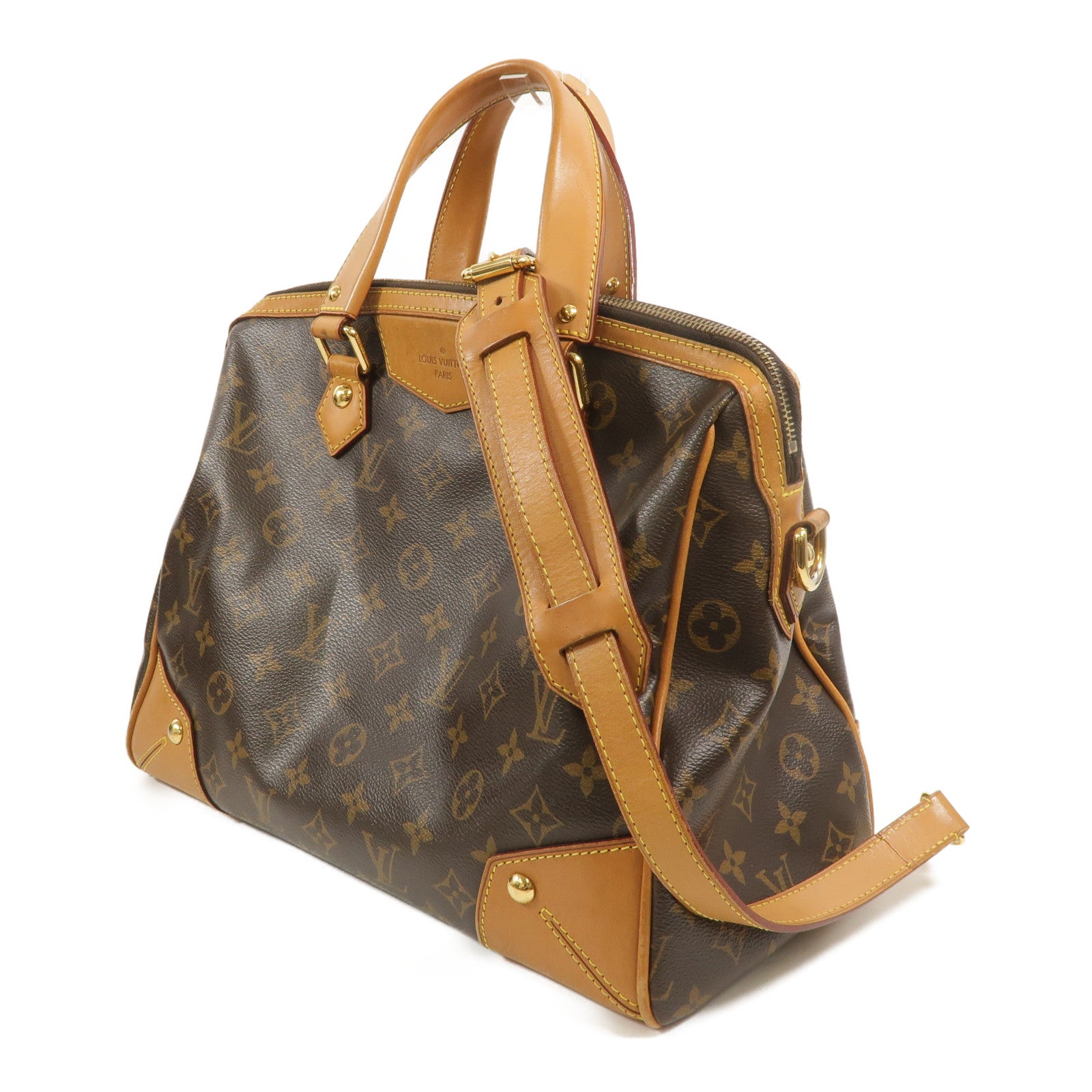 LOUIS VUITTON Monogram Retiro PM手挽肩背兩用袋