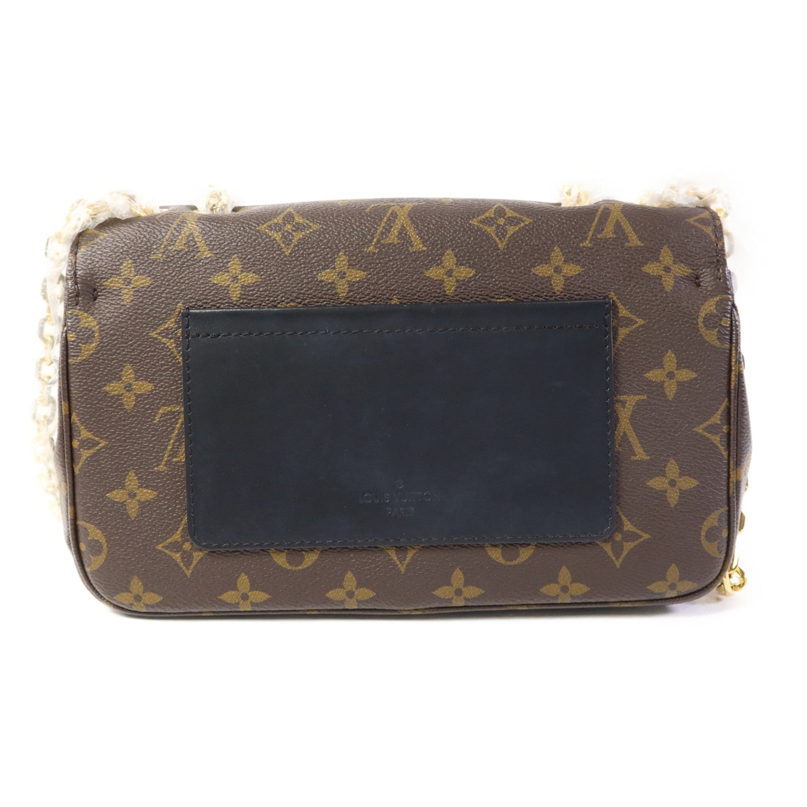 LOUIS VUITTON Monogram Marceau金扣肩背袋棕色