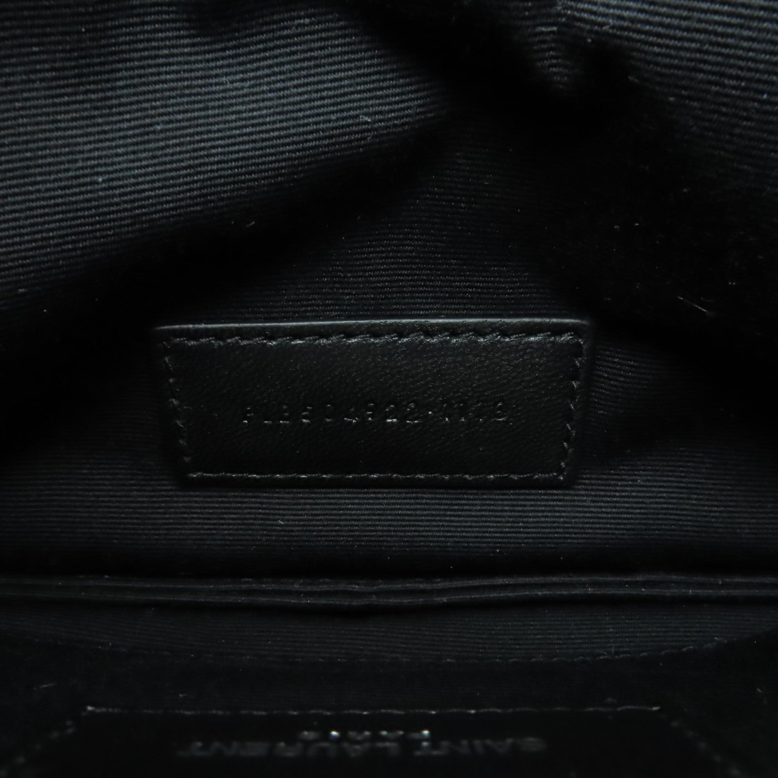 SAINT LAURENT 【激減優惠】牛皮皮革Clutch Bag銀扣錢包銀色