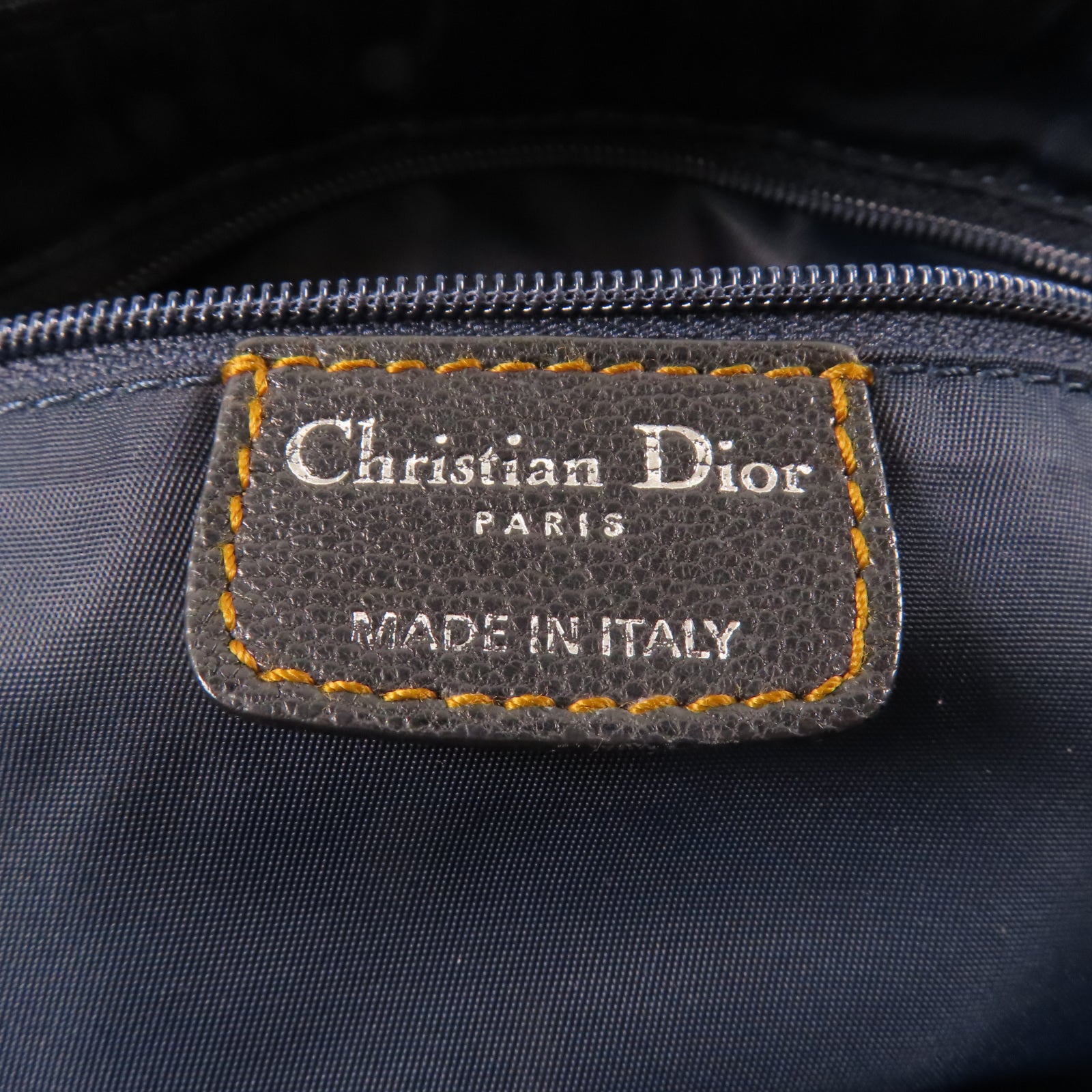 Dior 【激減優惠】帆布Hand Bag銀扣手挽袋藍色