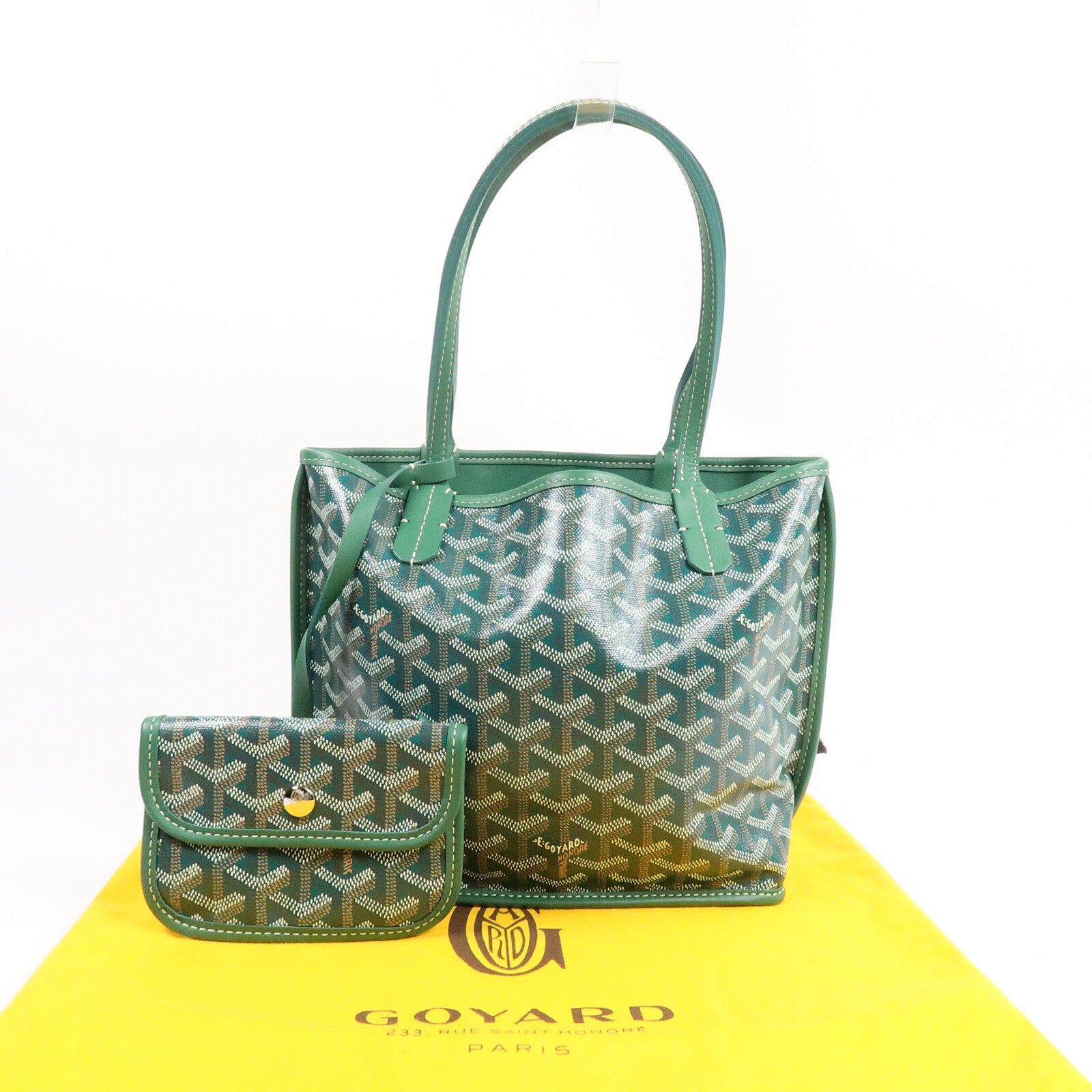 GOYARD 【激減優惠】塗層帆布Anjou Mini手挽袋