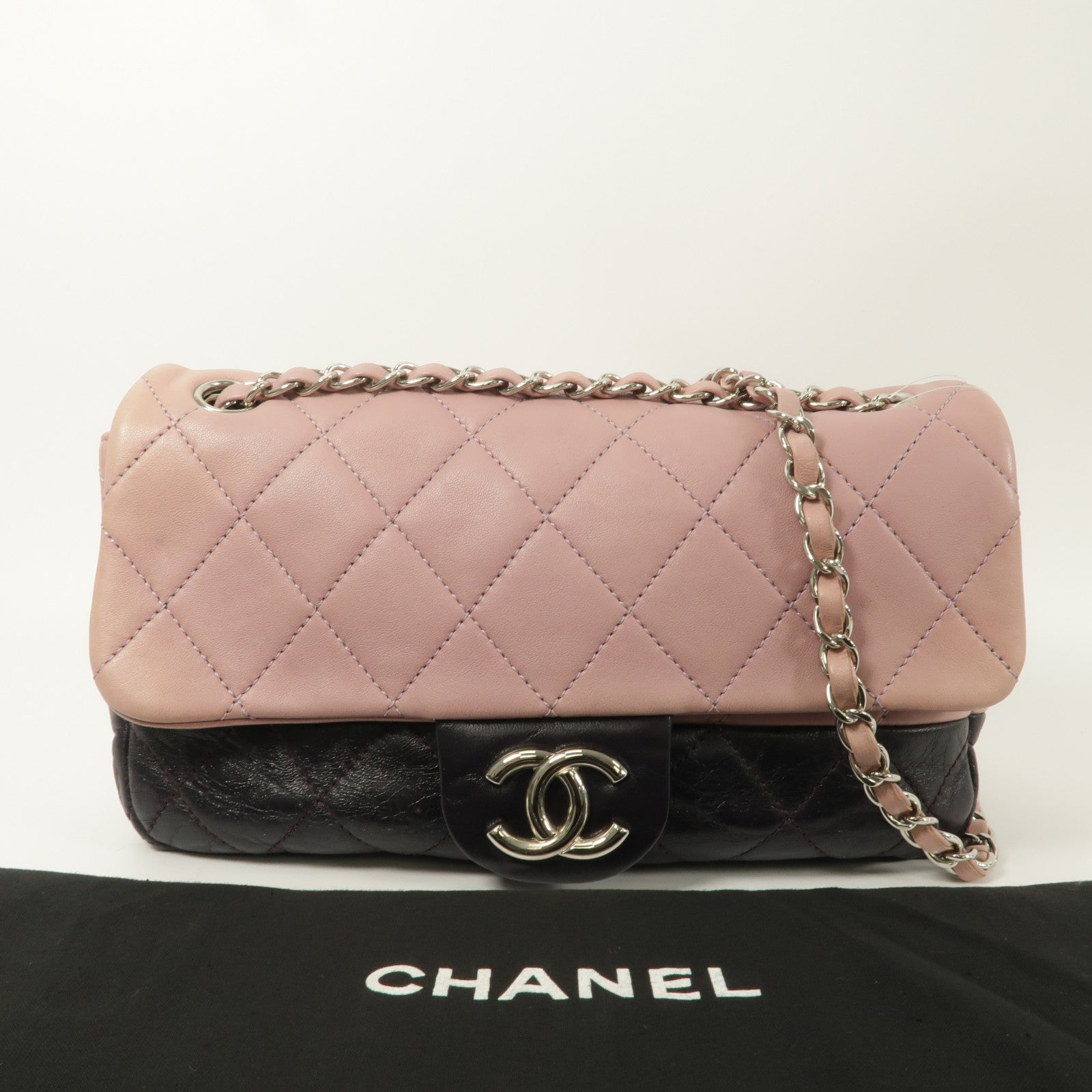 CHANEL 羊皮皮革Chain Shoulder鏈帶肩背袋