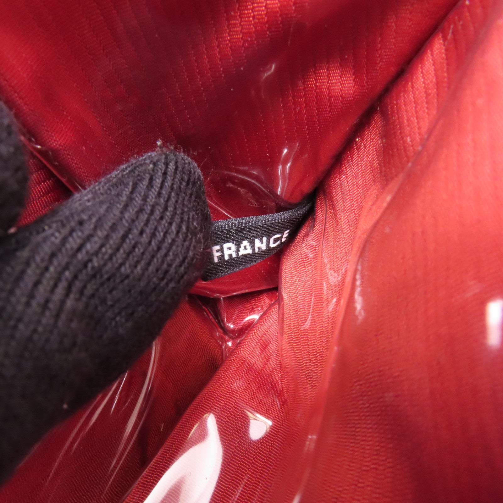 CHANEL 尼龍Travel Line銀扣手挽袋