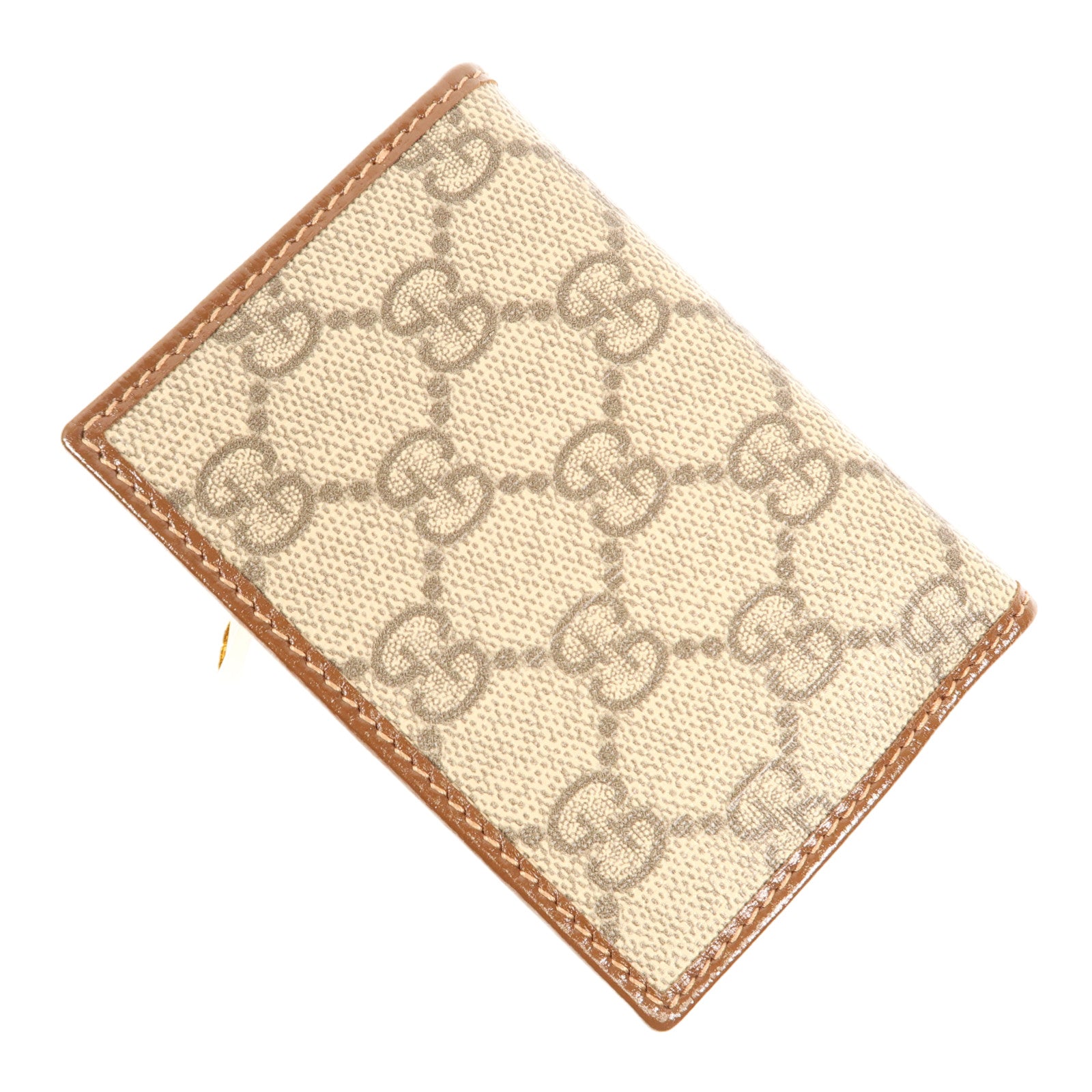 GUCCI 【激減優惠】塗層帆布Wallet金扣錢包