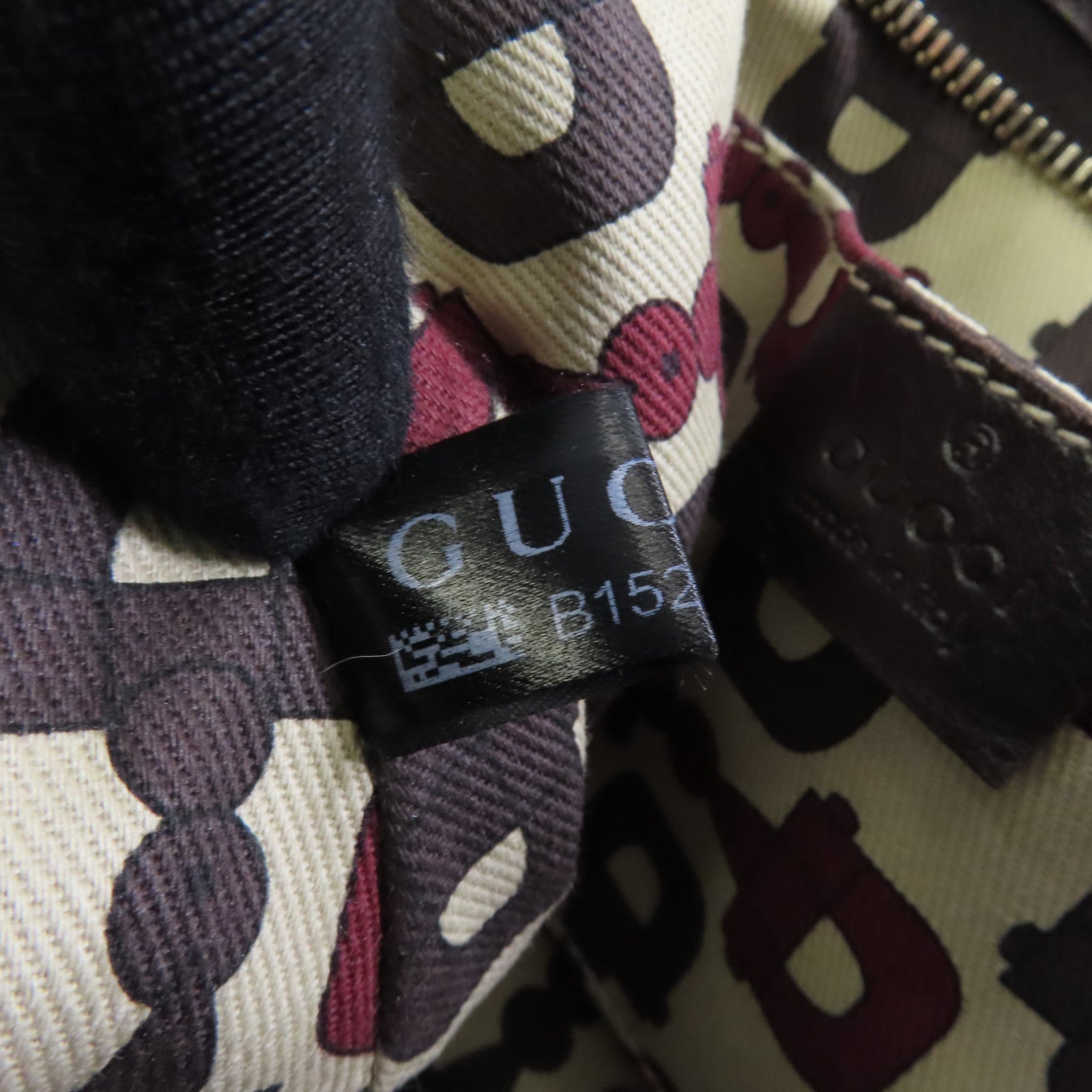GUCCI 牛皮皮革Handbag金扣手挽袋啡色