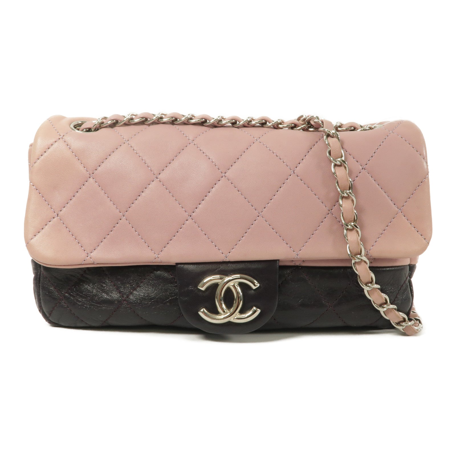 CHANEL 羊皮皮革Chain Shoulder鏈帶肩背袋